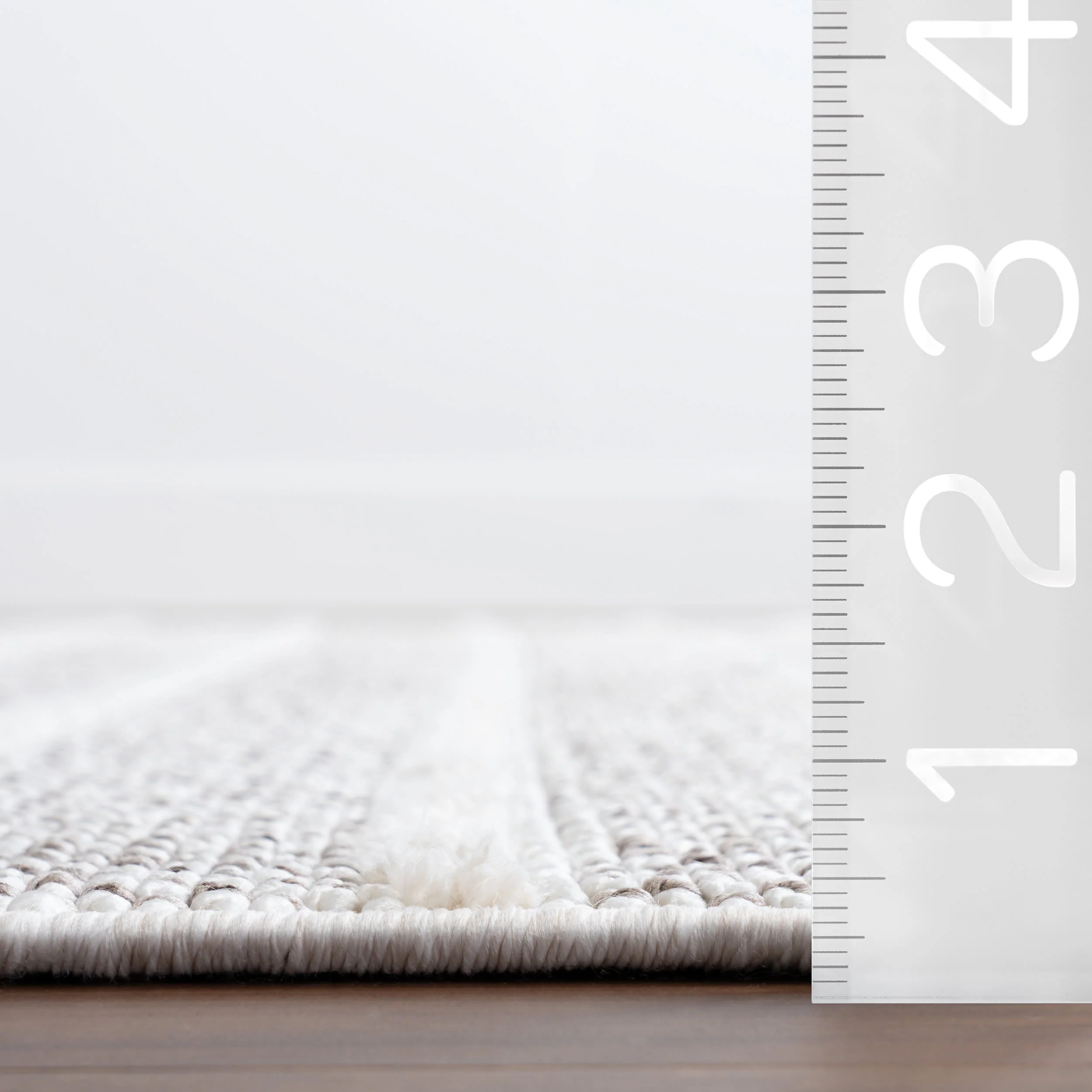 Alison Striped Rug | Ivory - Image 6