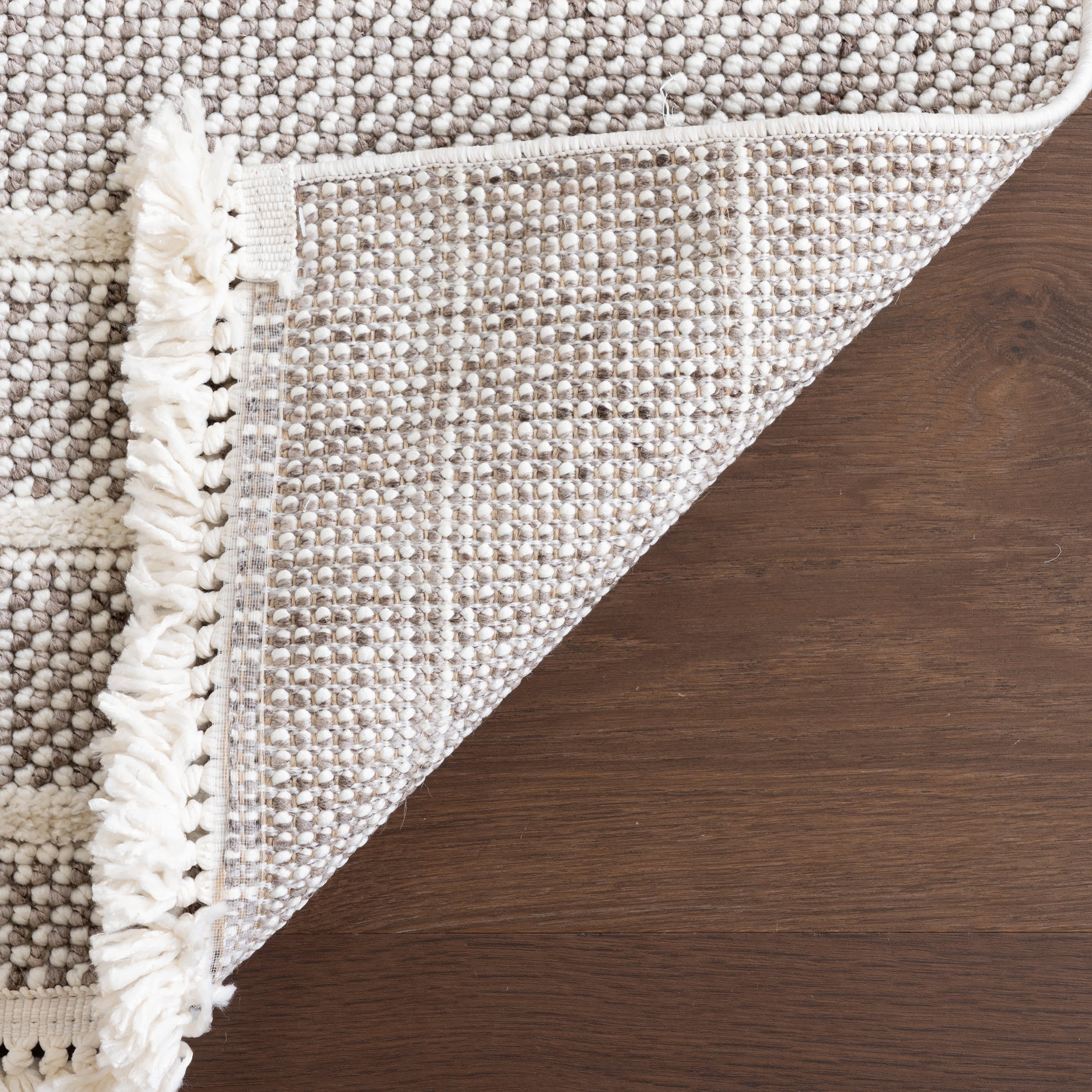 Alison Striped Rug | Ivory - Image 7