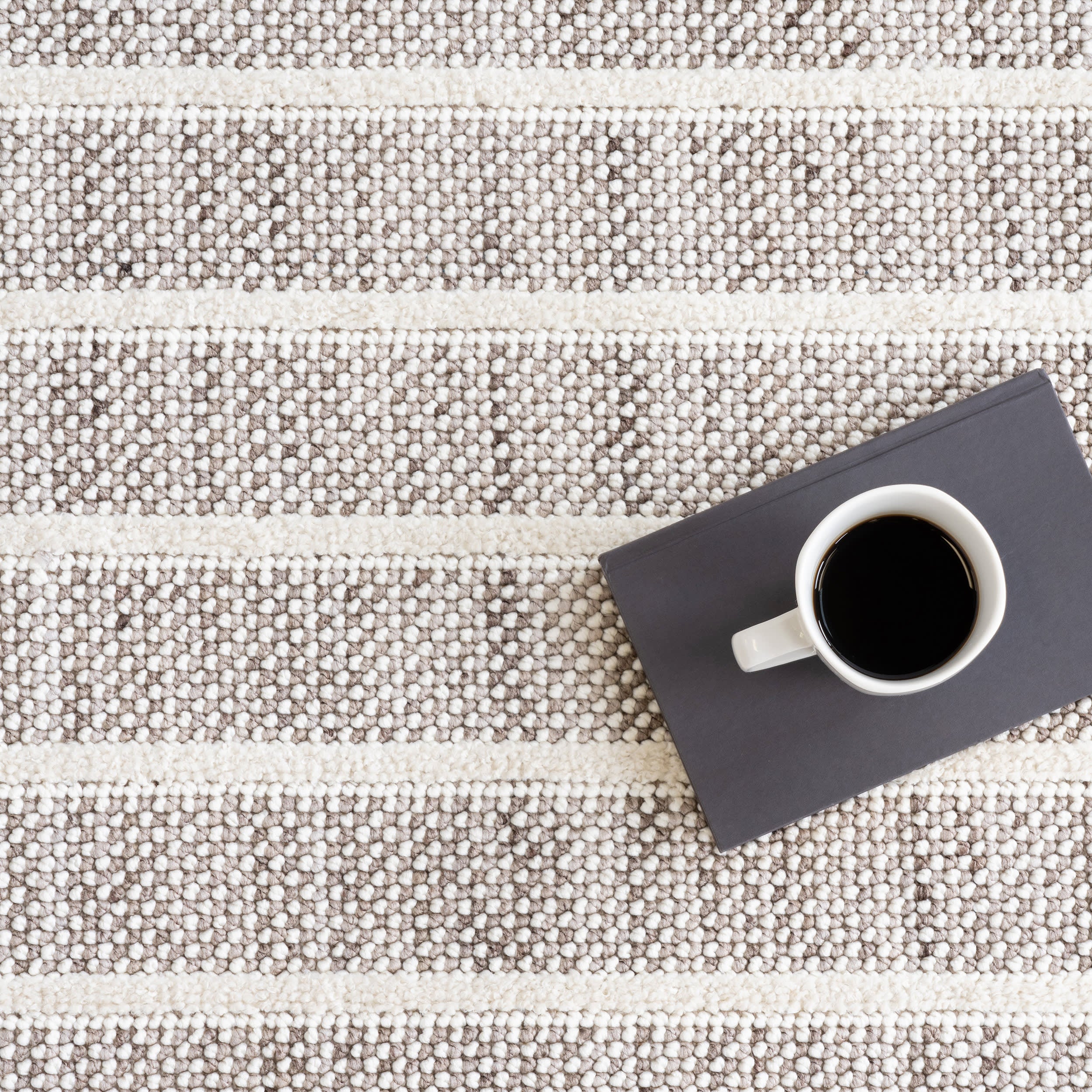 Alison Striped Rug | Ivory - Image 8