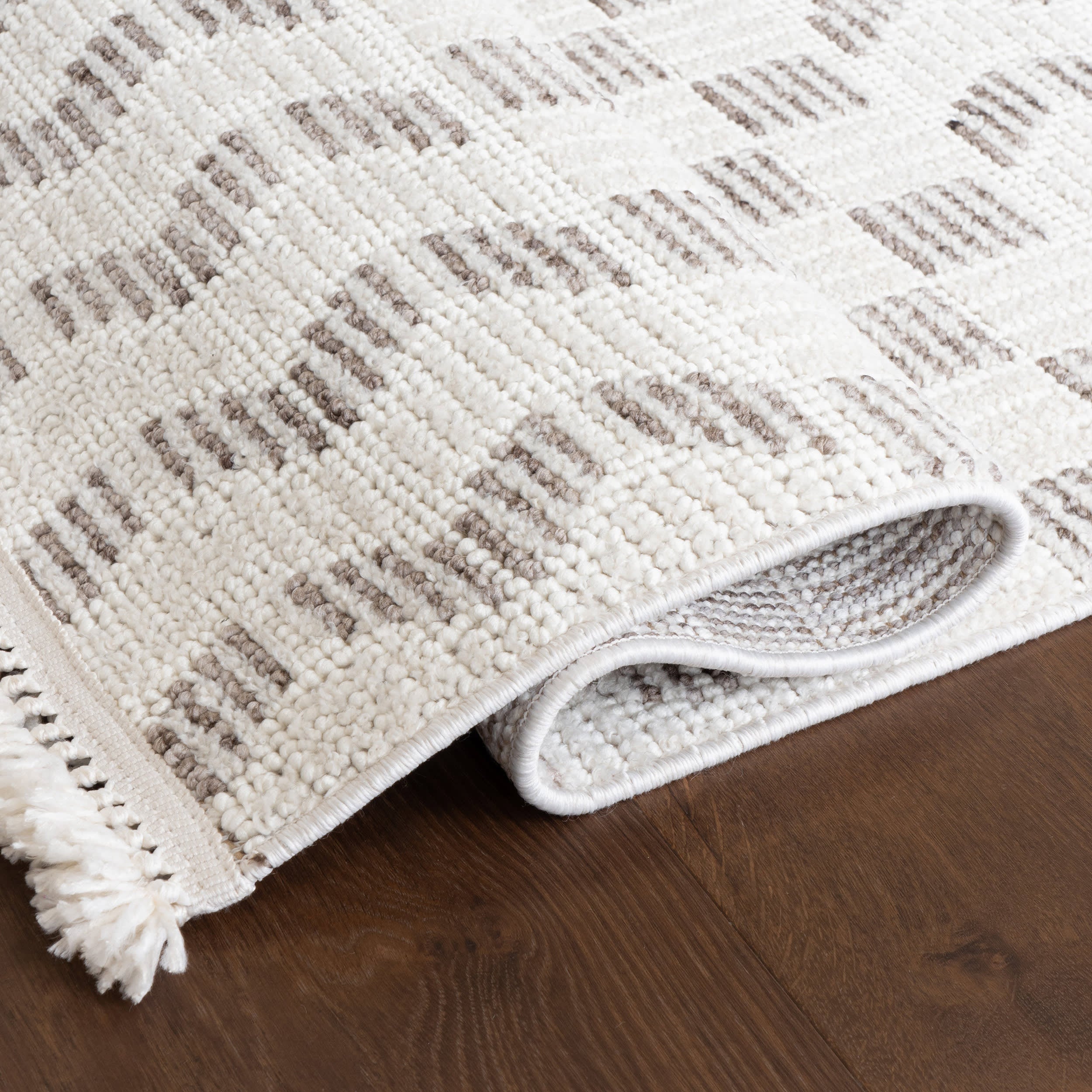Aliyah Geometric Rug | Ivory - Image 9