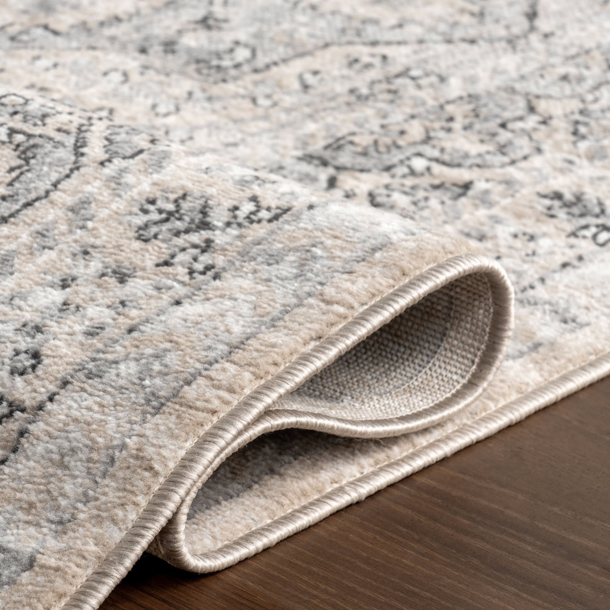 Aliza Medallion Rug | Grey - Image 9