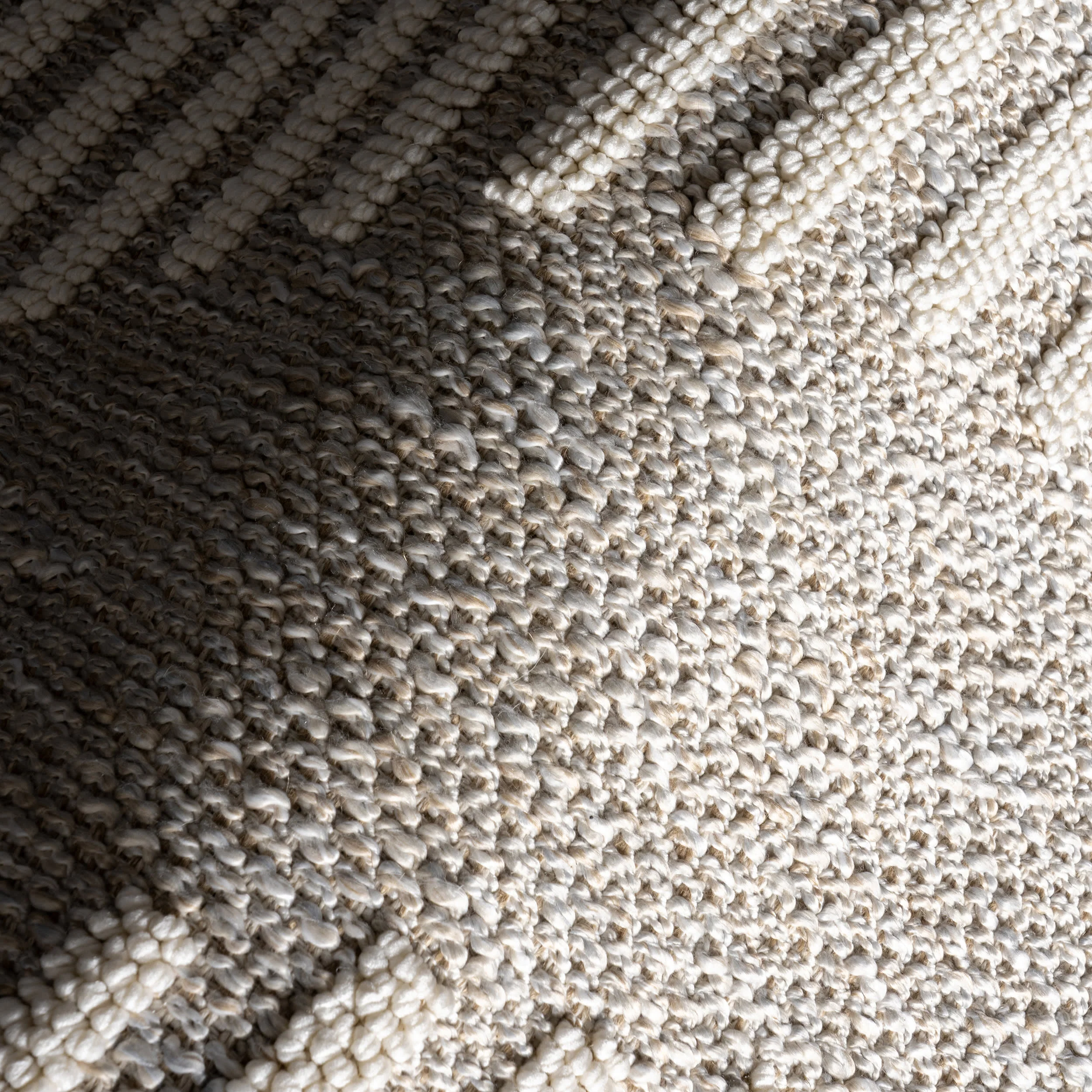 Allyson Hexagon Washable Rug | Beige - Image 3