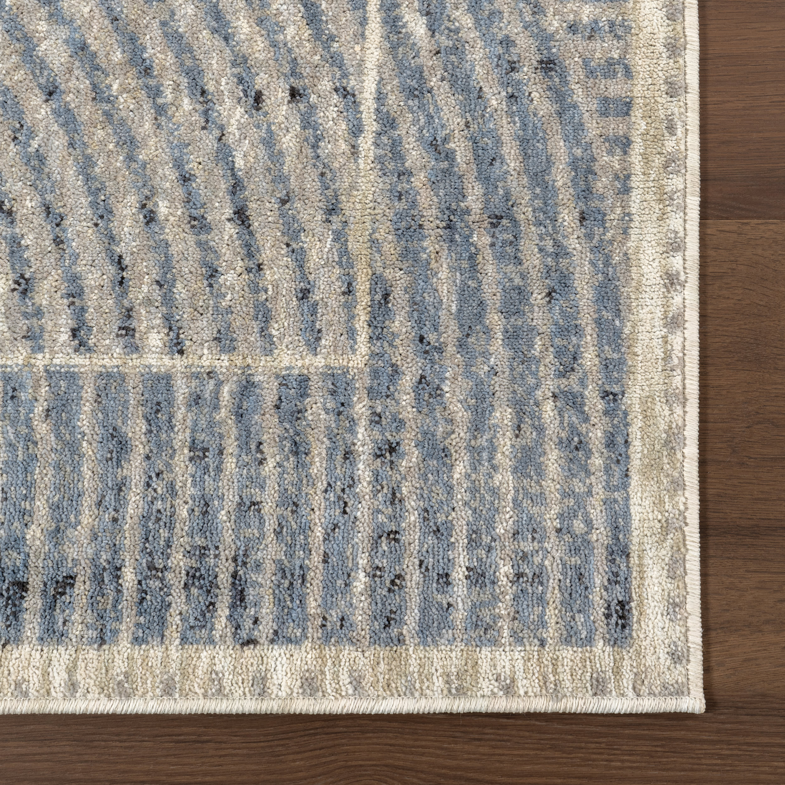 Allyson Modern Geometric Area Rug | Blue - Image 4