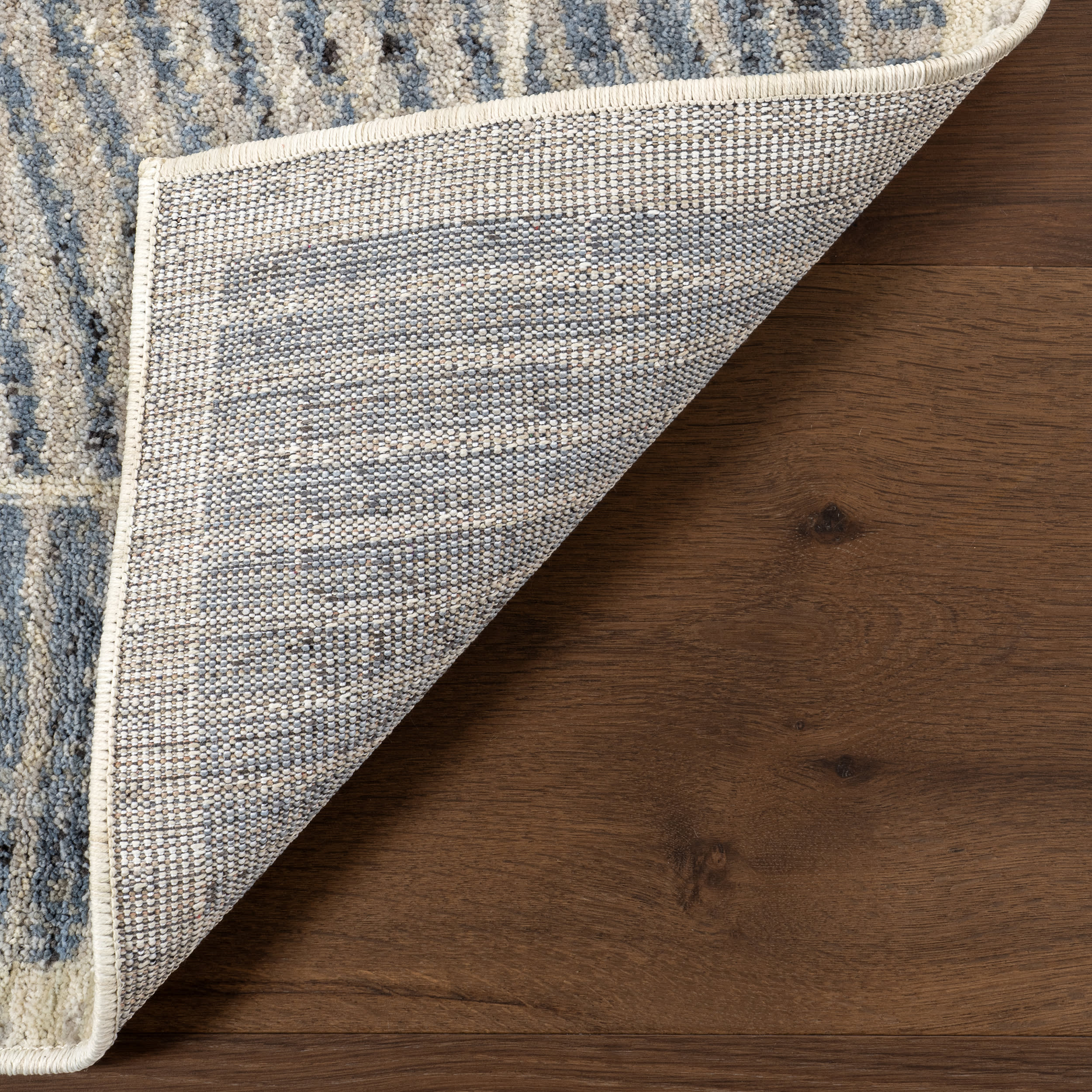 Allyson Modern Geometric Area Rug | Blue - Image 7