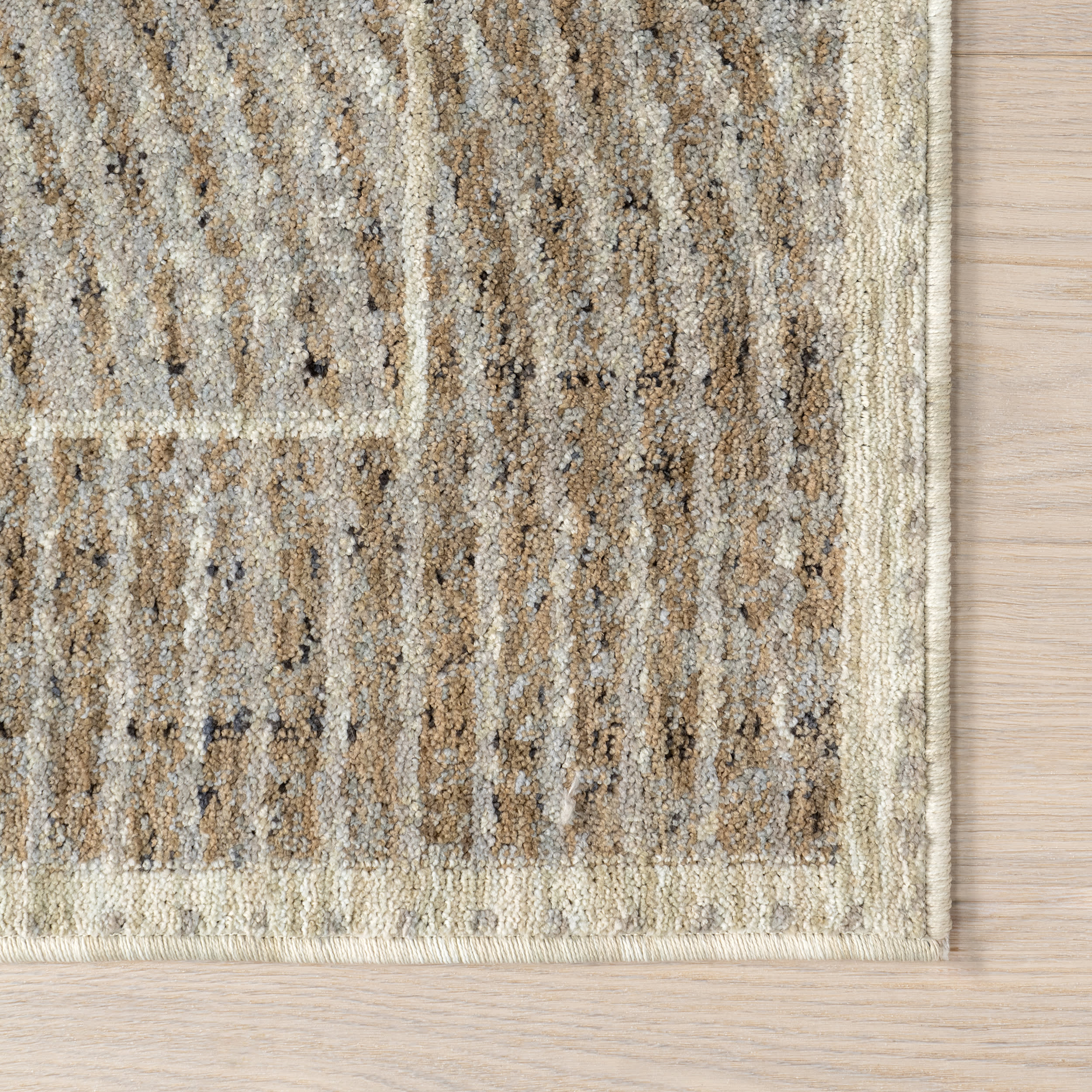 Allyson Modern Geometric Area Rug | Sand - Image 4