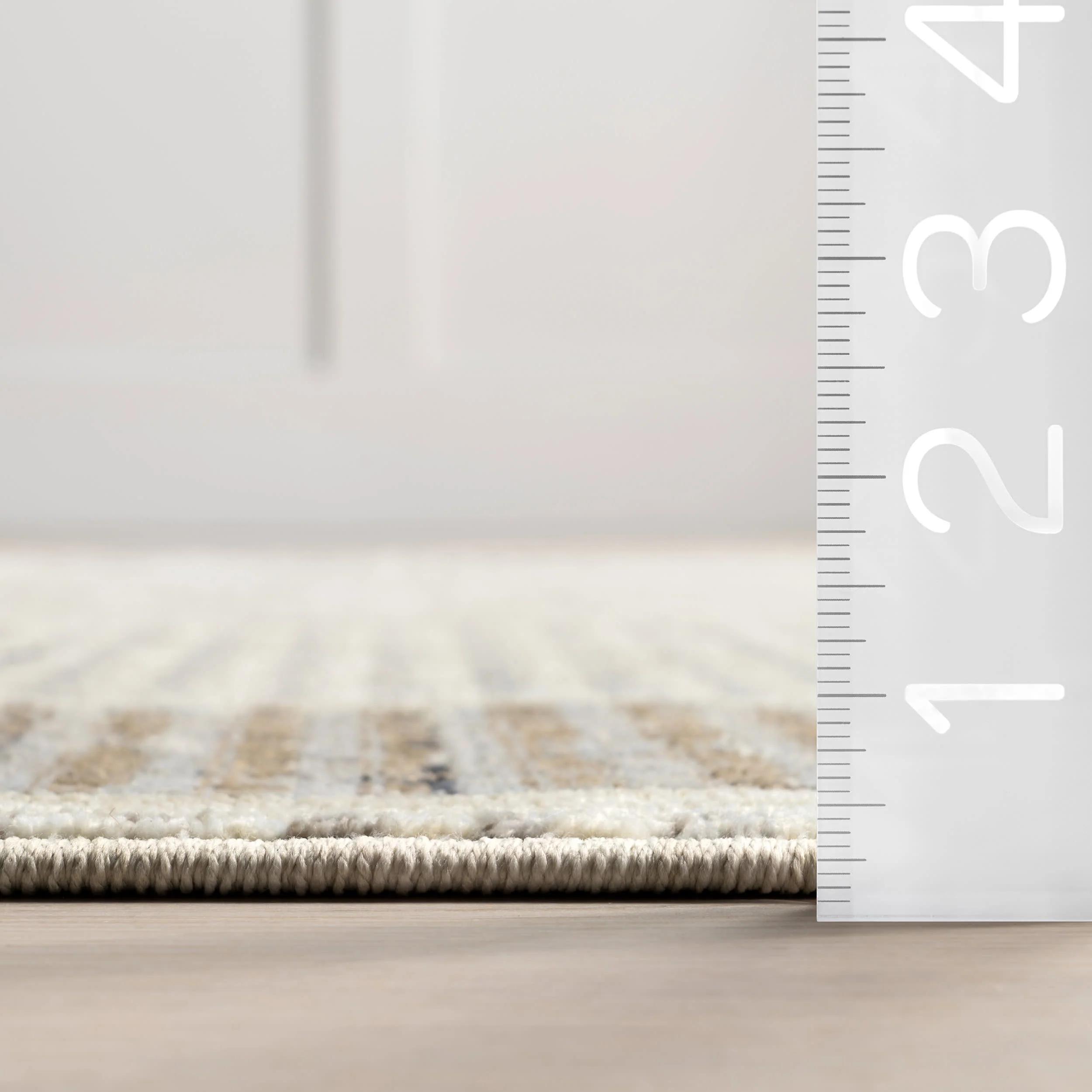 Allyson Modern Geometric Area Rug | Sand - Image 6