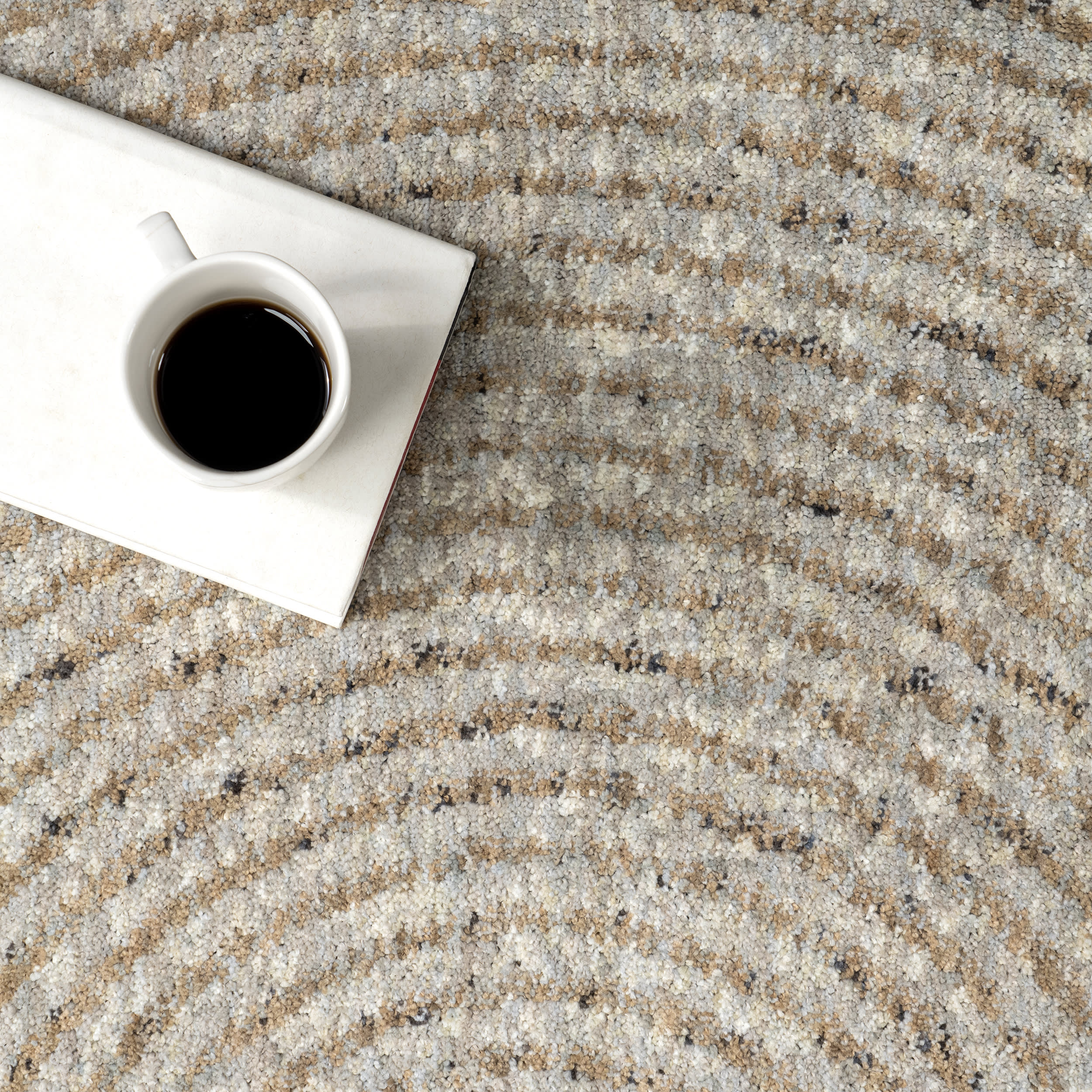 Allyson Modern Geometric Area Rug | Sand - Image 8