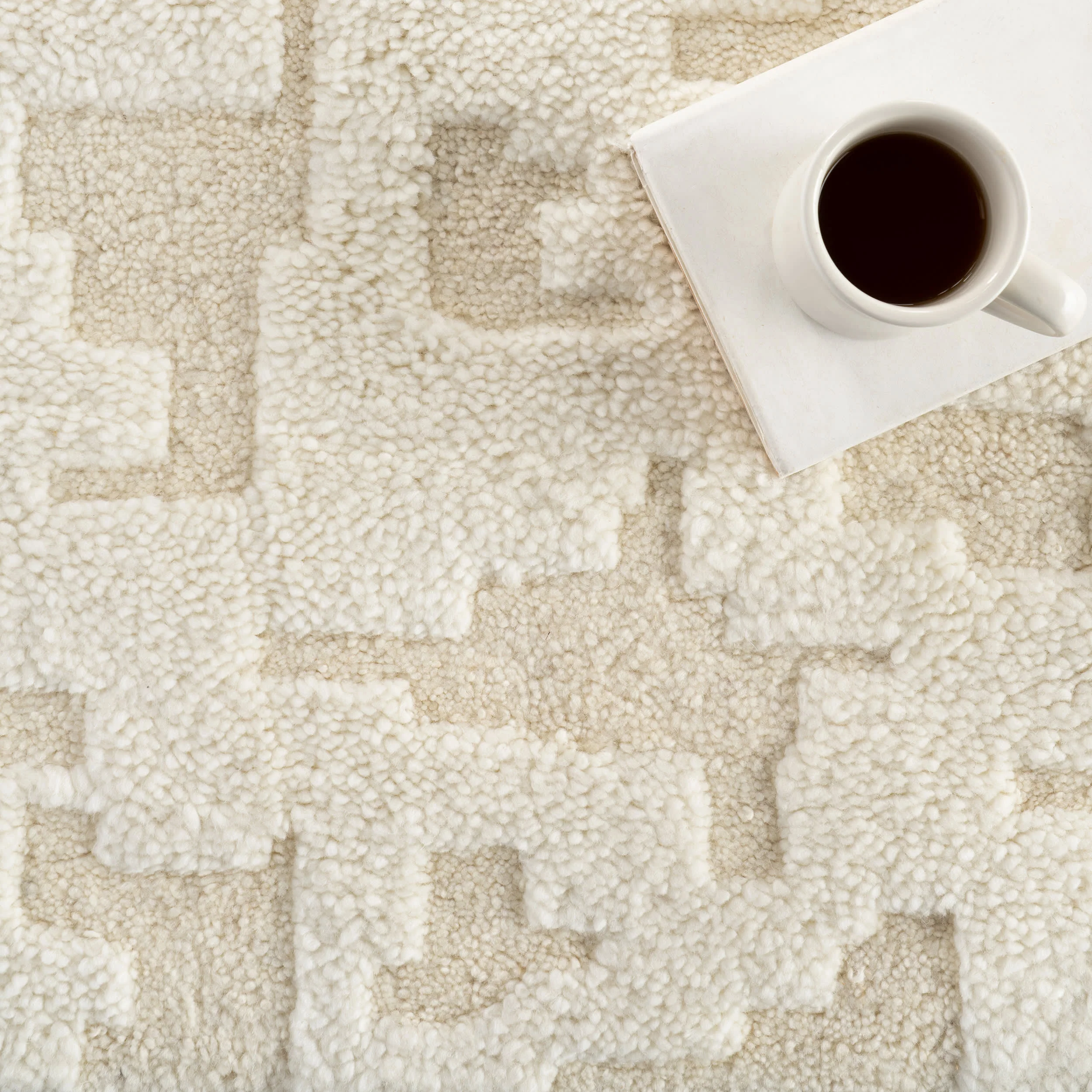 Alora Hand Knotted Wool Rug | Natural - Image 3