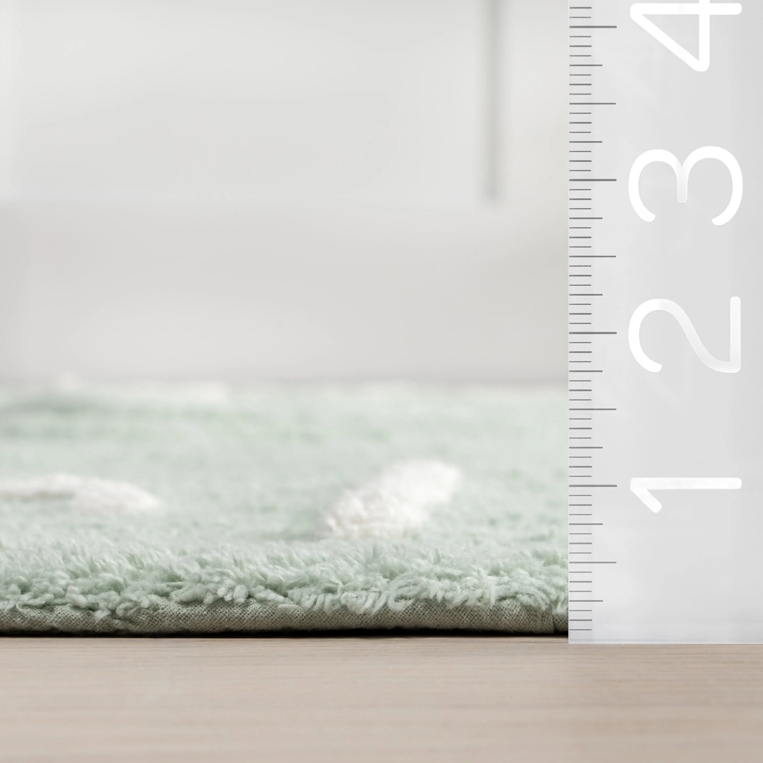 Alphabet Nursery Washable Rug | Mint Green - Image 6