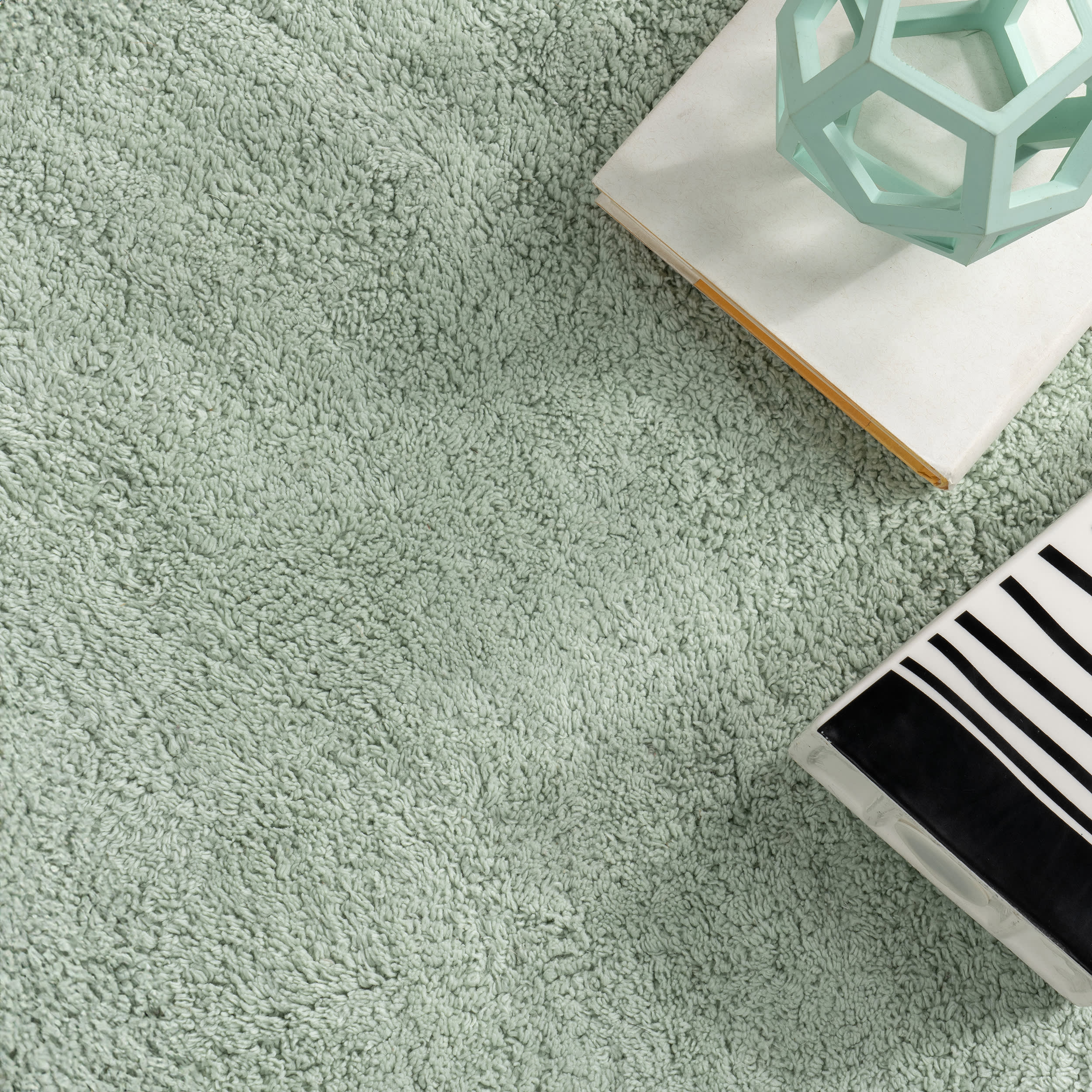 Alphabet Nursery Washable Rug | Mint Green - Image 8