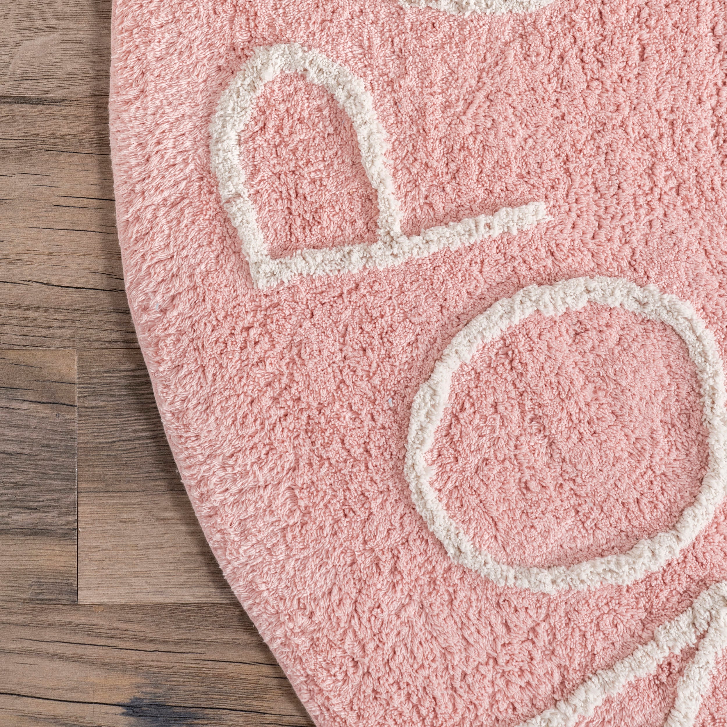 Alphabet Nursery Washable Rug | Pink - Image 3