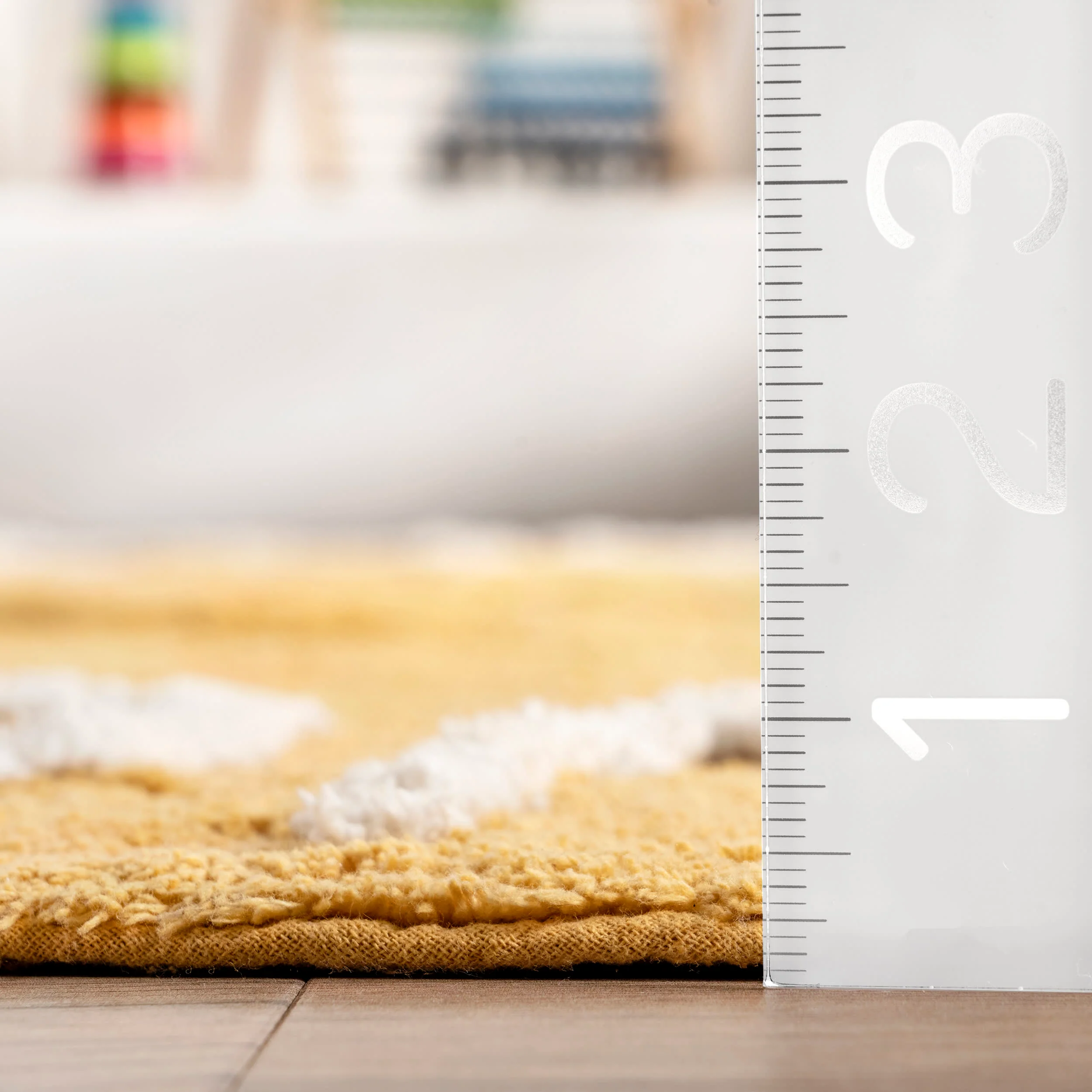 Alphabet Nursery Washable Rug | Yellow - Image 5