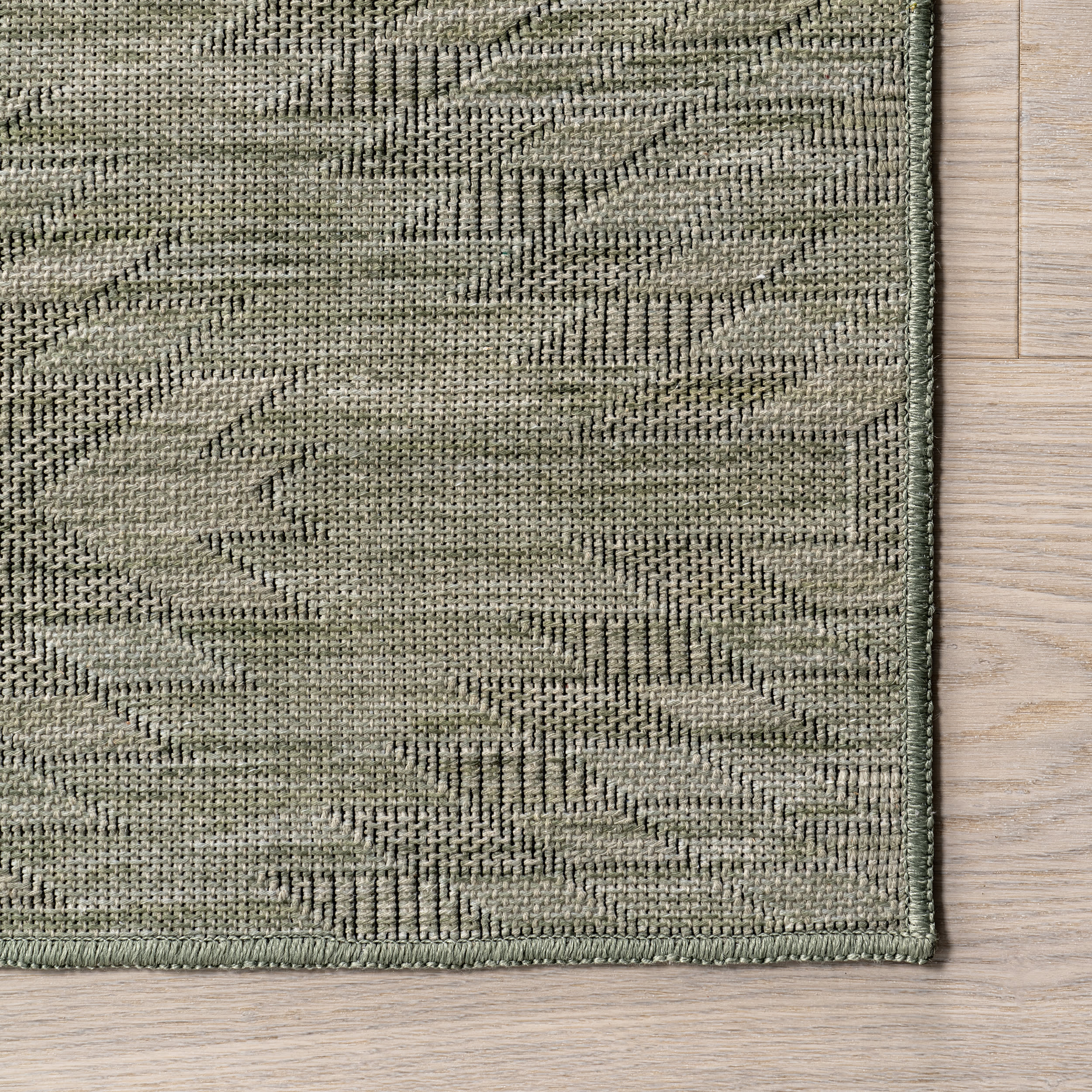 Alva Diamond Washable Rug | Sage Green - Image 3