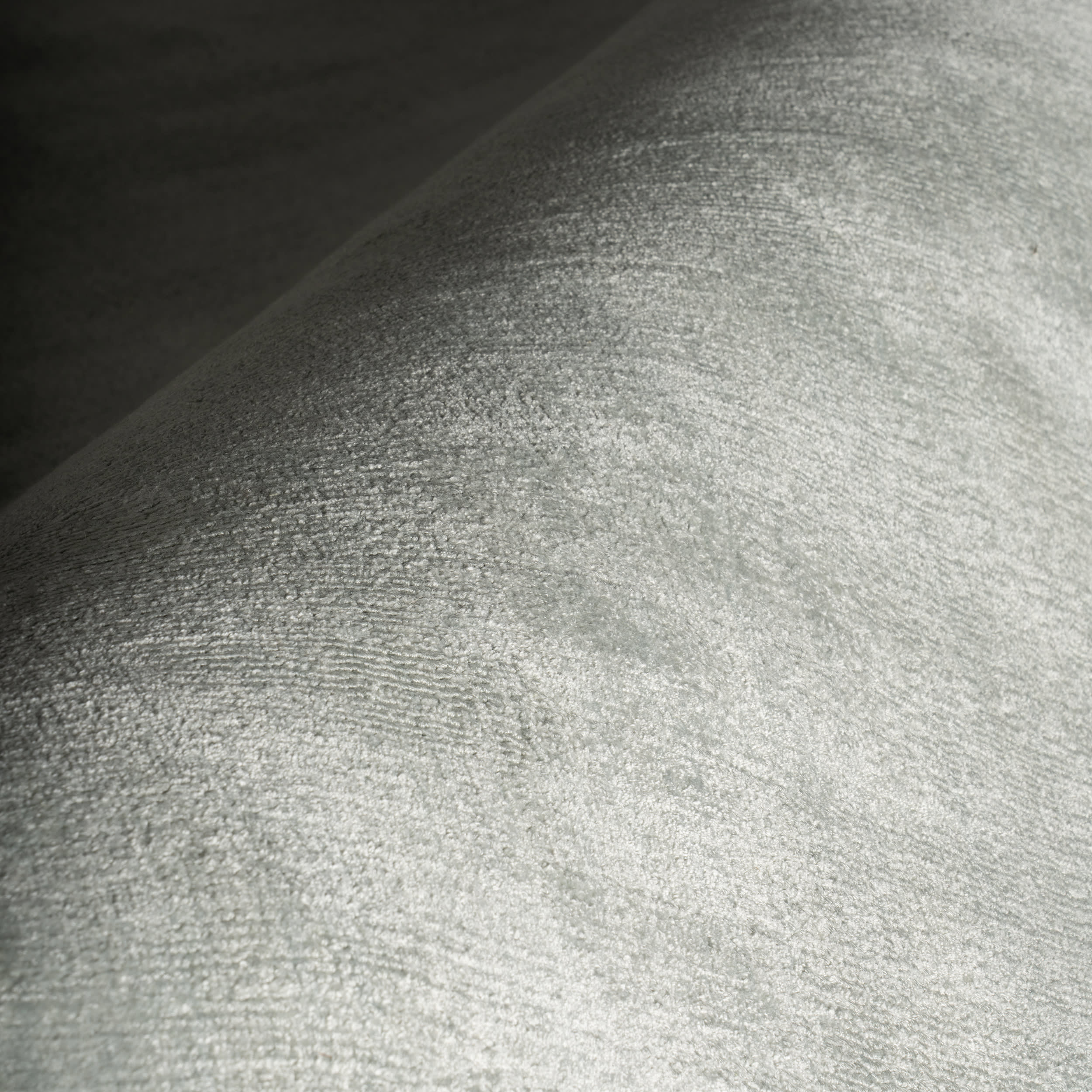 Alva Hand Loom Knotted Viscose Rug | Sky - Image 6