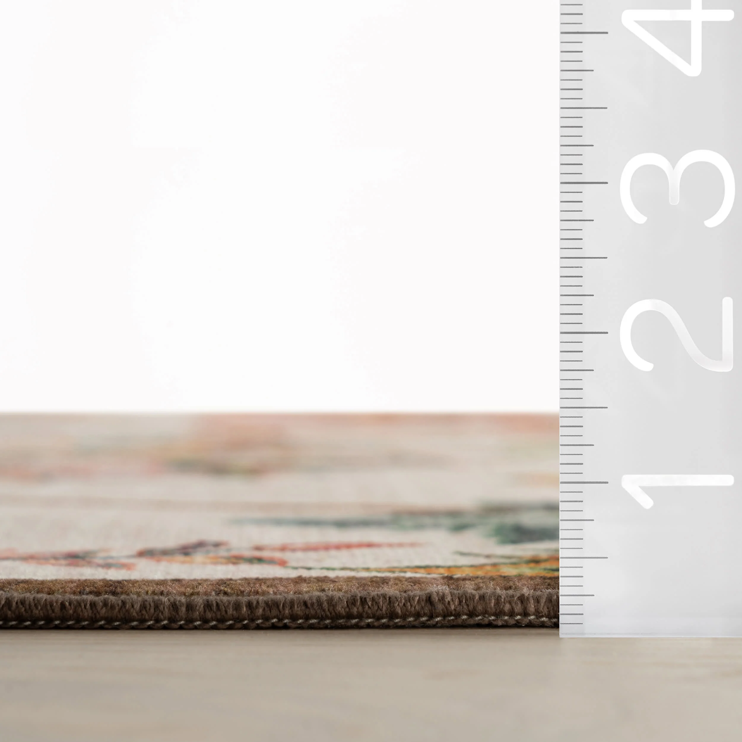 Amaia Floral Washable Rug | Multicolor - Image 6
