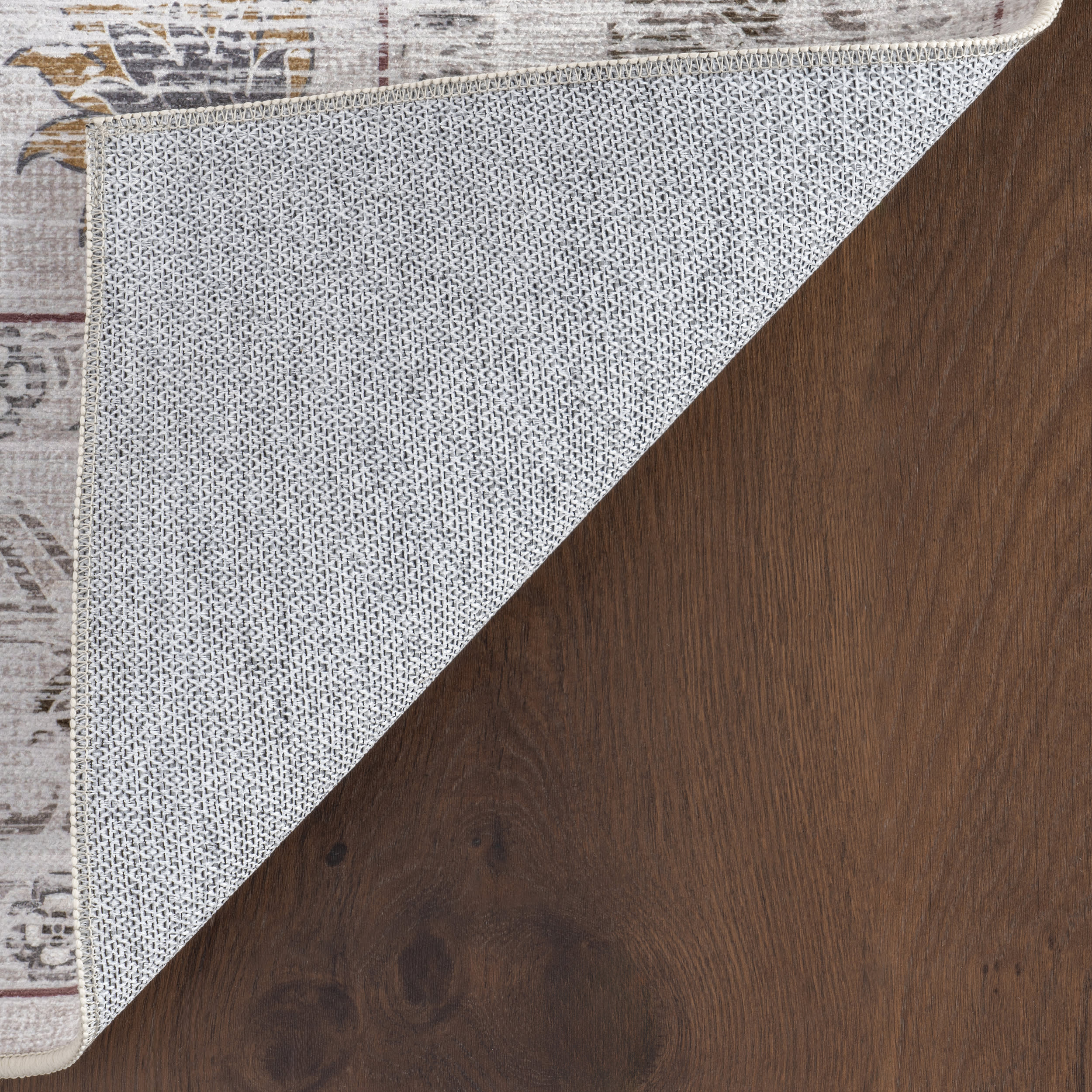 Amalea Medallion Spill Proof Washable Rug | Beige - Image 7