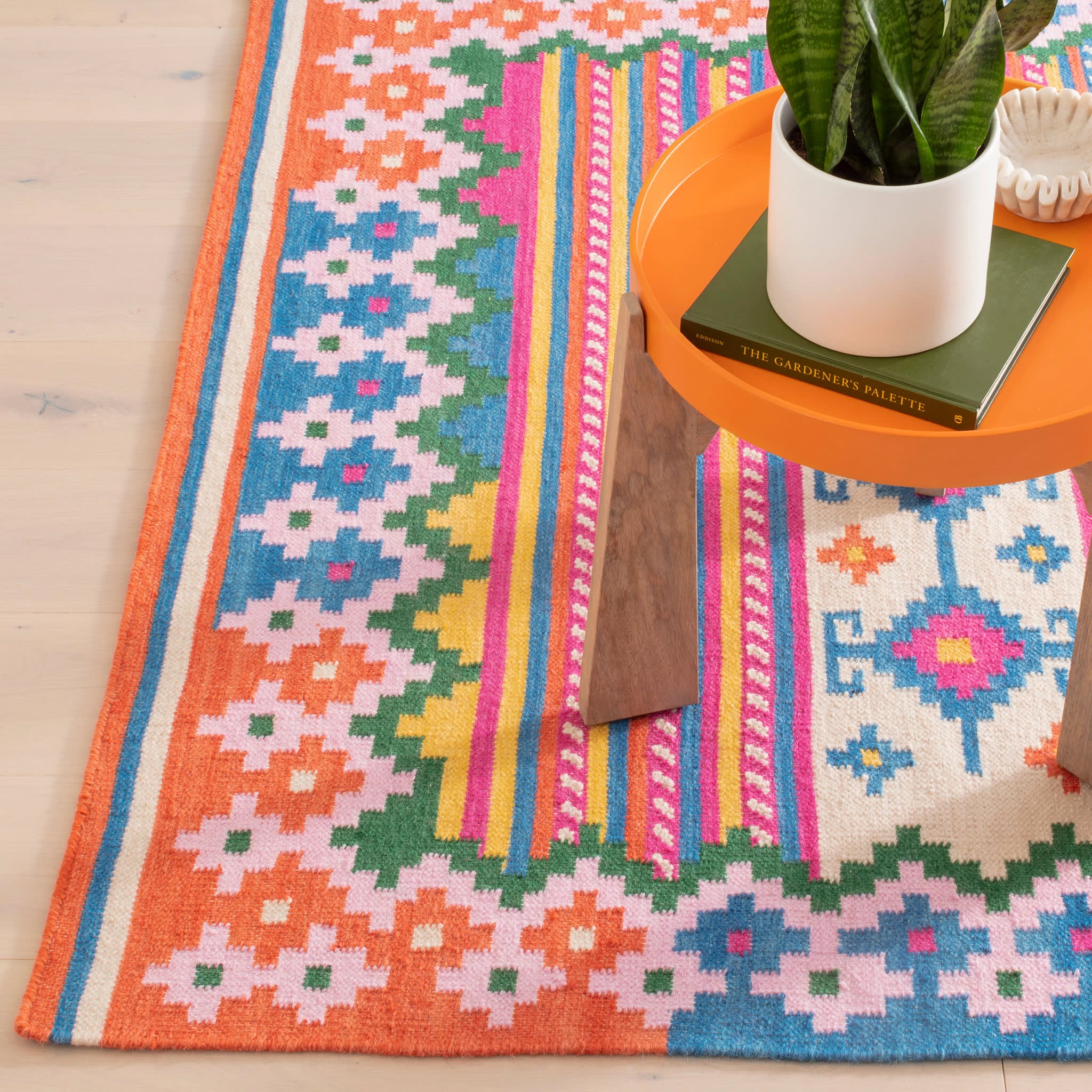 Amalfi Handwoven Wool Rug | Multi - Image 3
