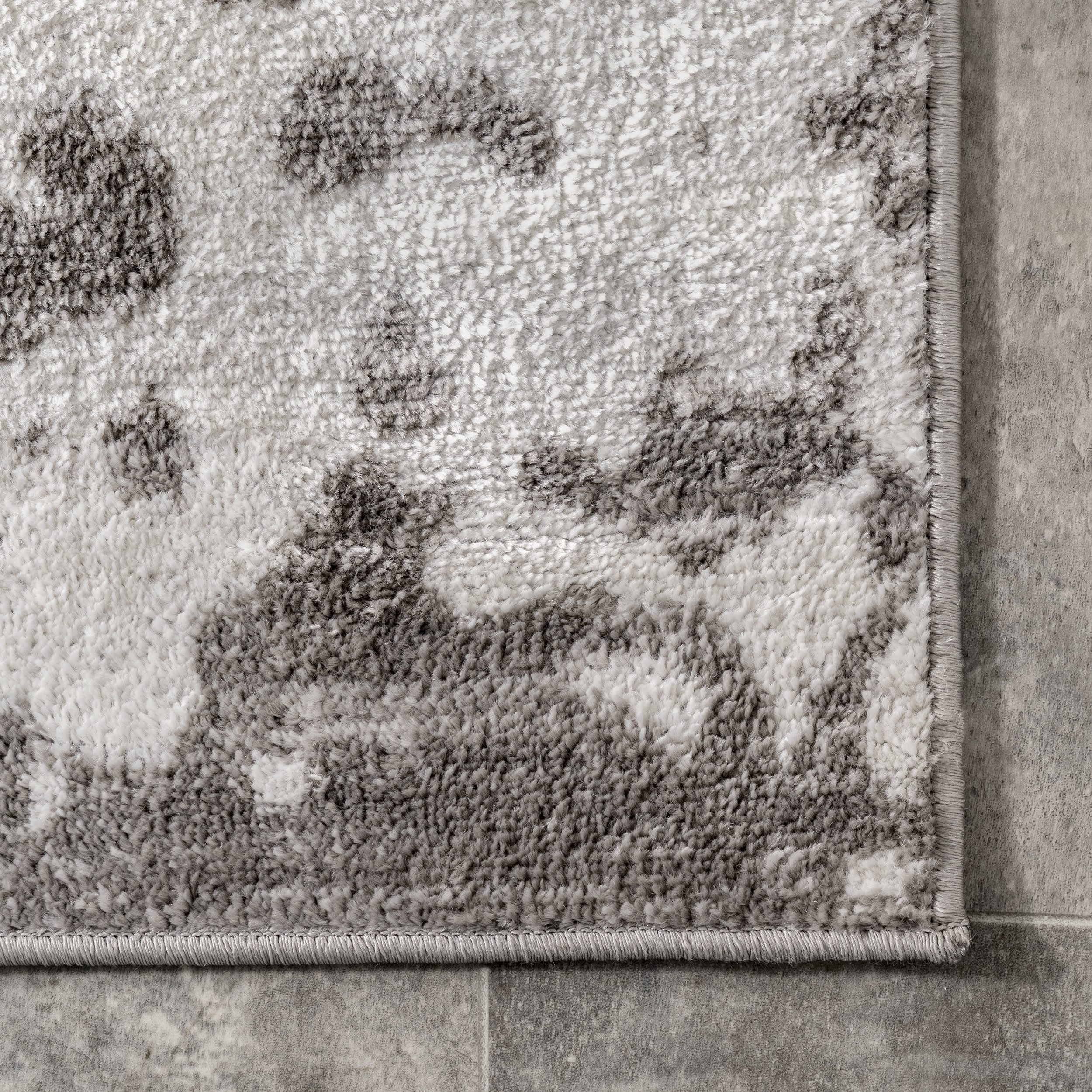 Amanda Speckled Abstract Rug | Grey - Image 3