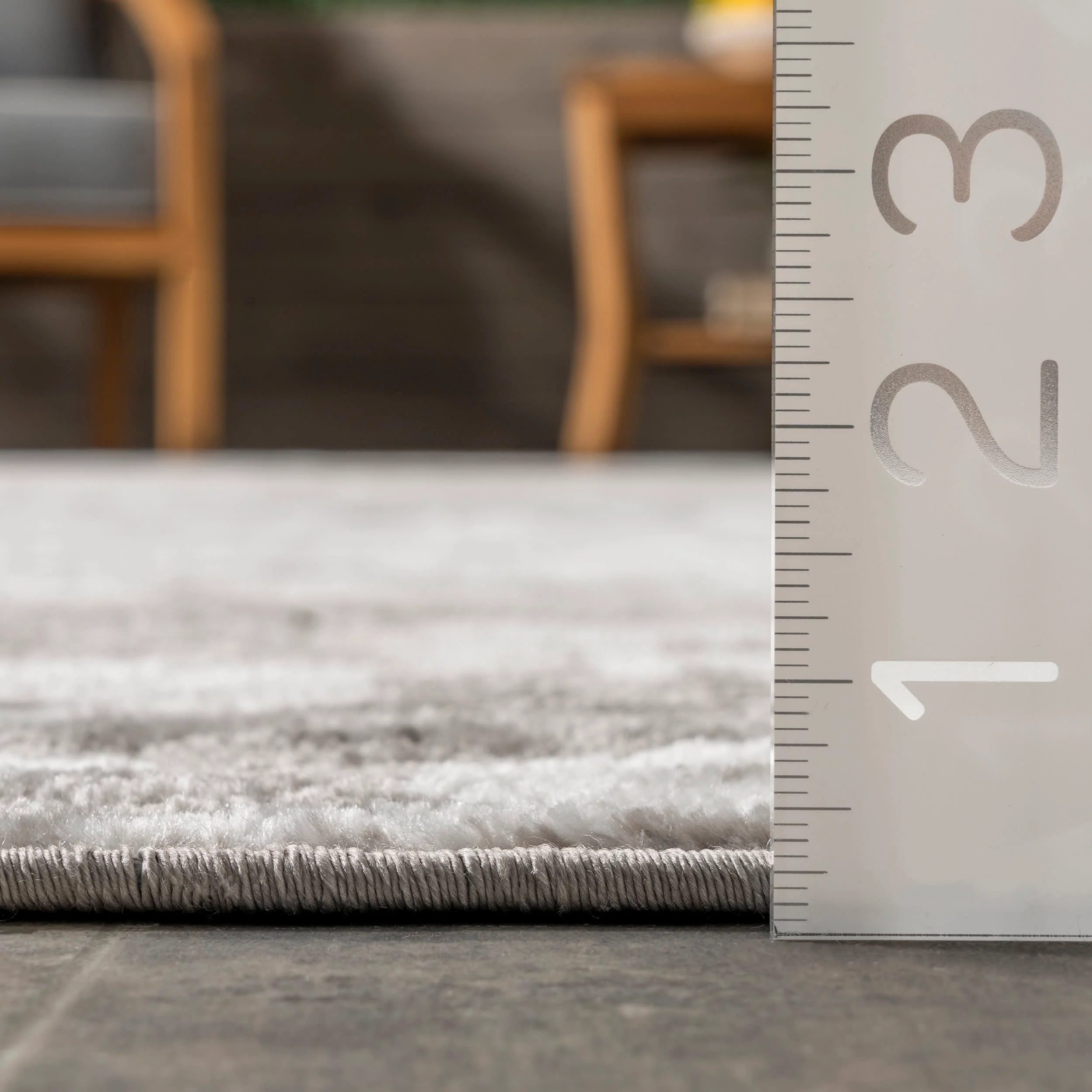 Amanda Speckled Abstract Rug | Grey - Image 5