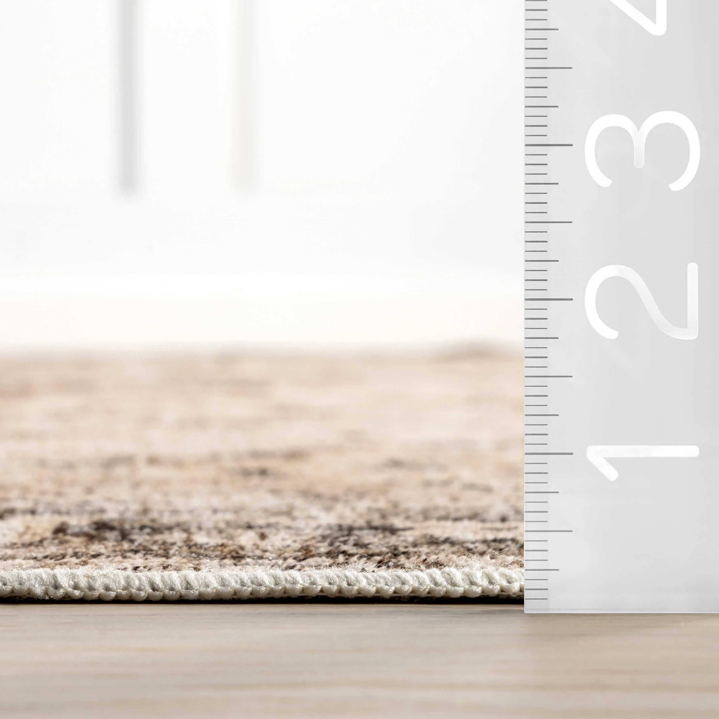Amaryllis Medallion Washable Rug | Brown - Image 5