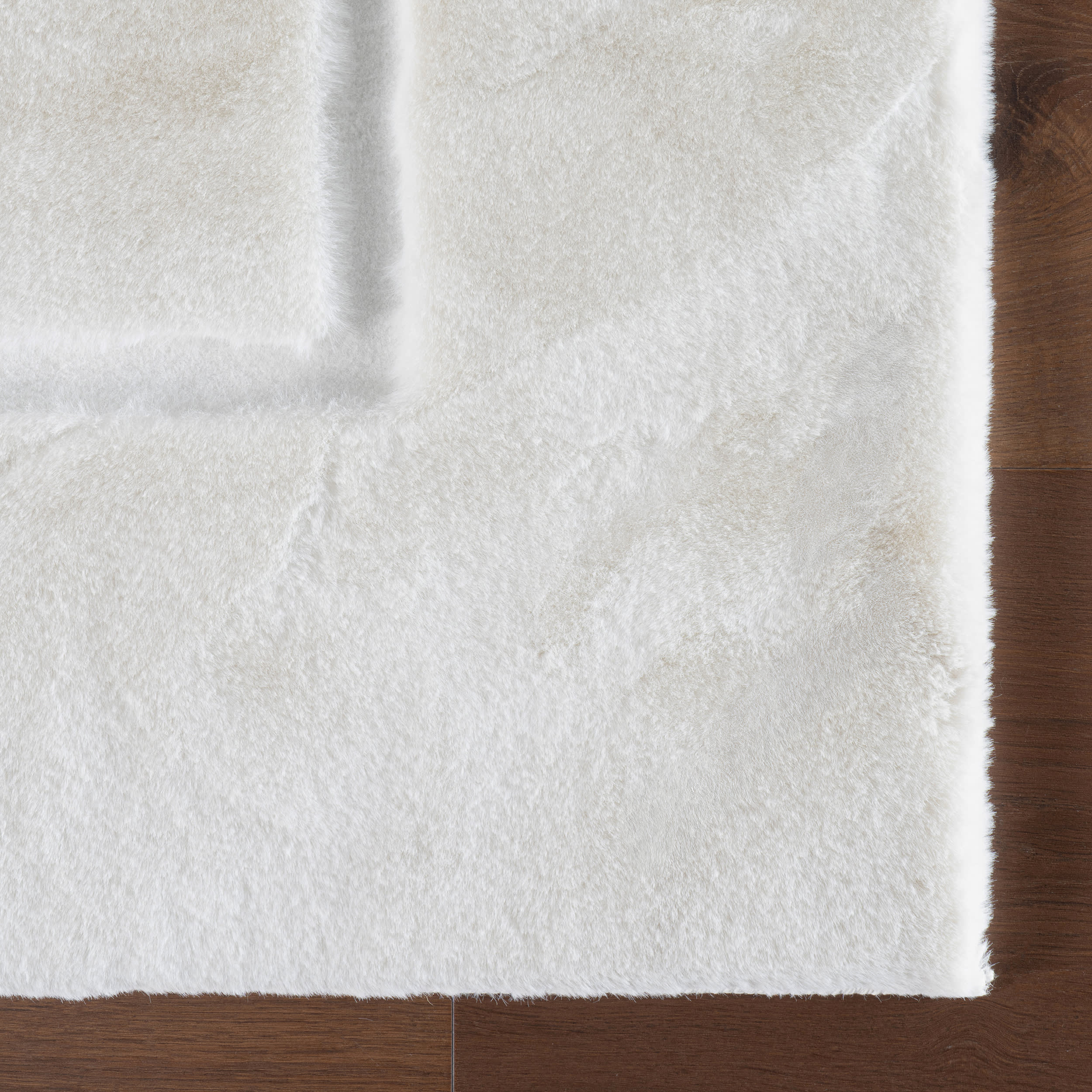 Amberly Solid Cloud Washable Rug | Off White - Image 4