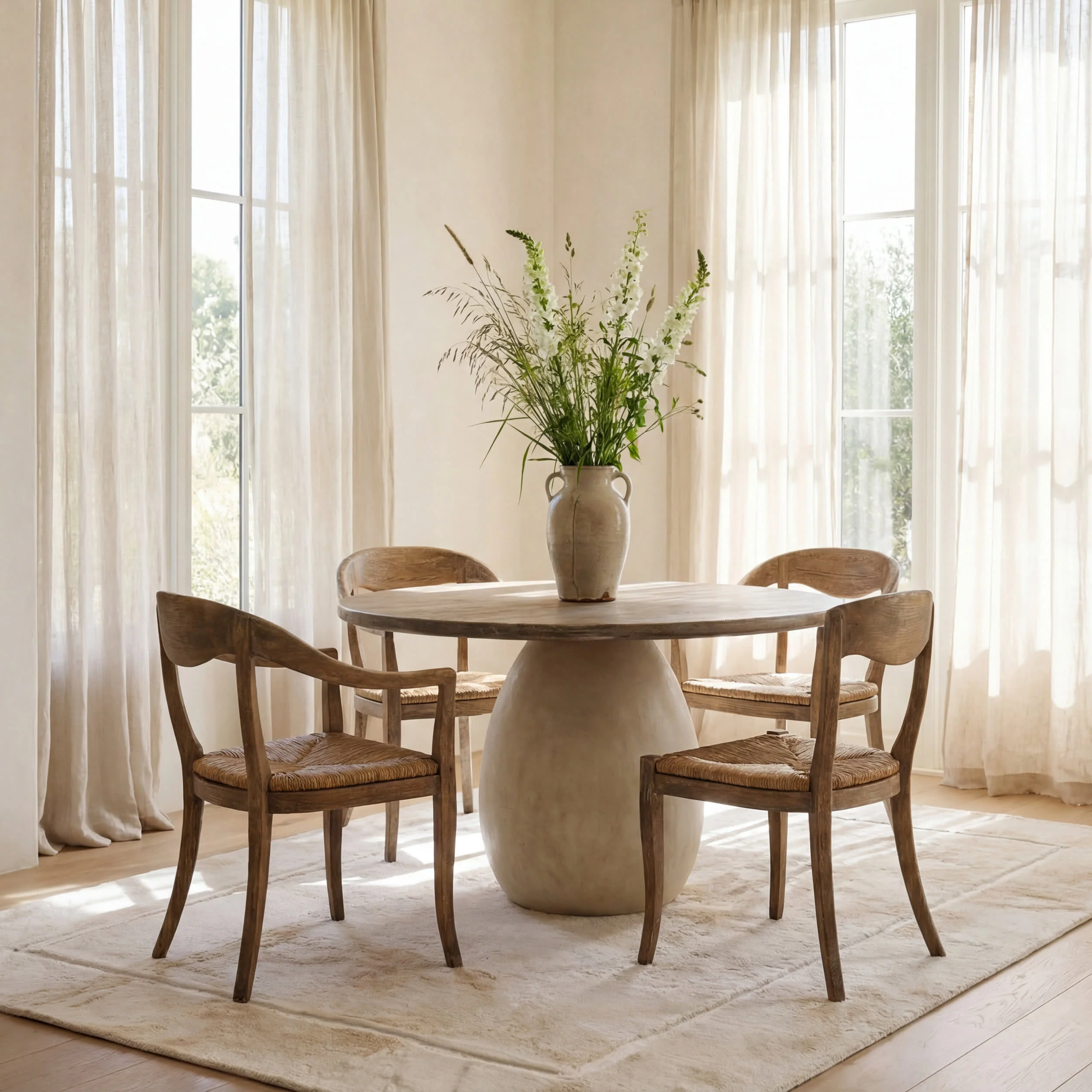 Amberly Solid Cloud Washable Rug | Off White - Image 7