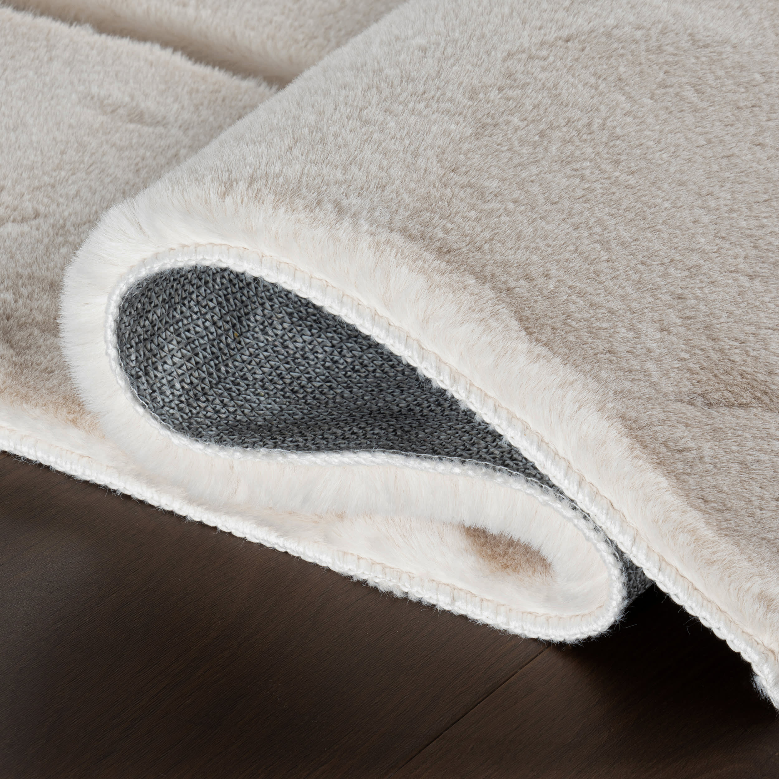 Amberly Solid Cloud Washable Rug | Sand - Image 11