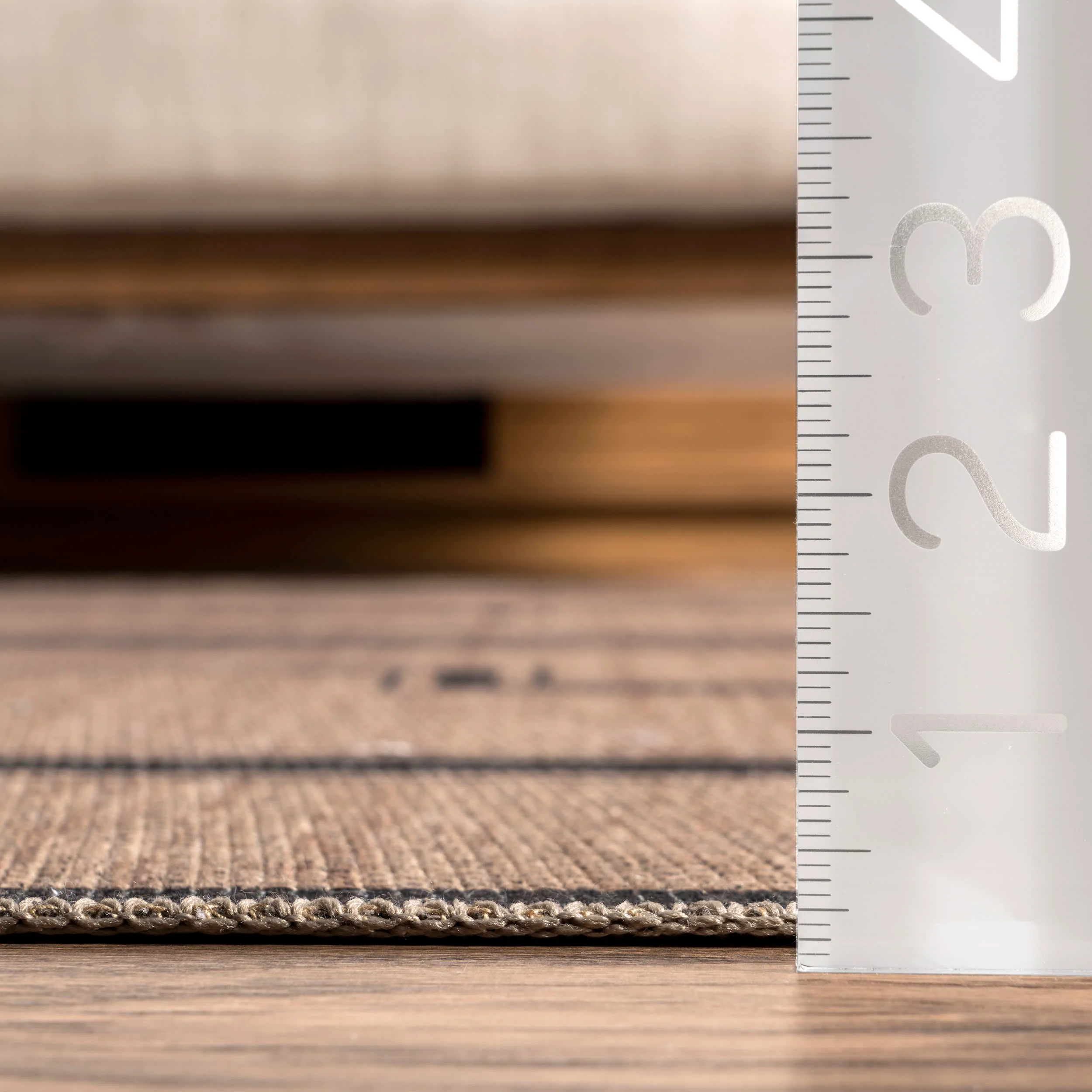 Amelina Easy-Jute Washable Southwestern Rug | Brown - Image 5