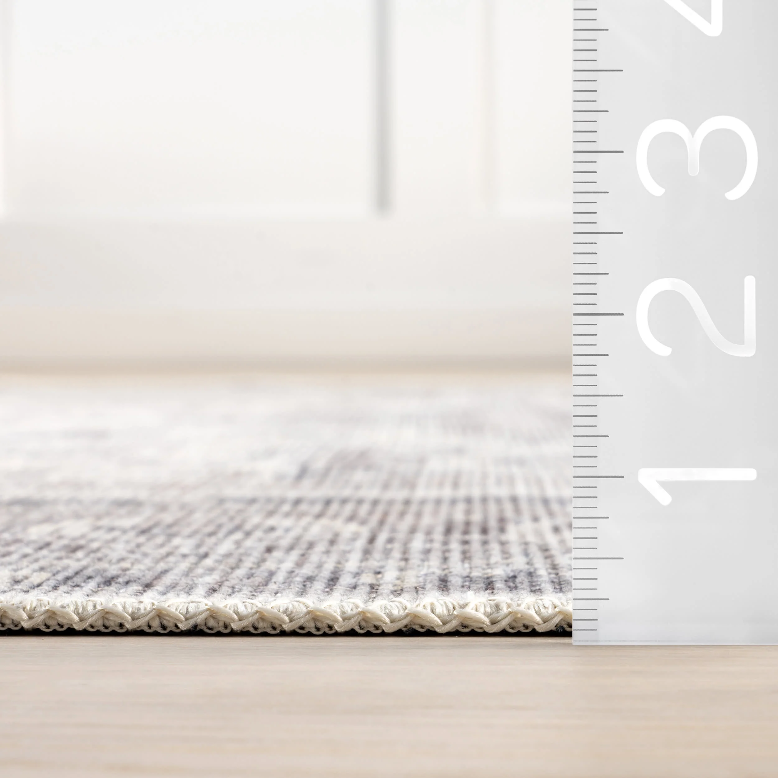 Ana Medallion Washable Rug | Beige - Image 6