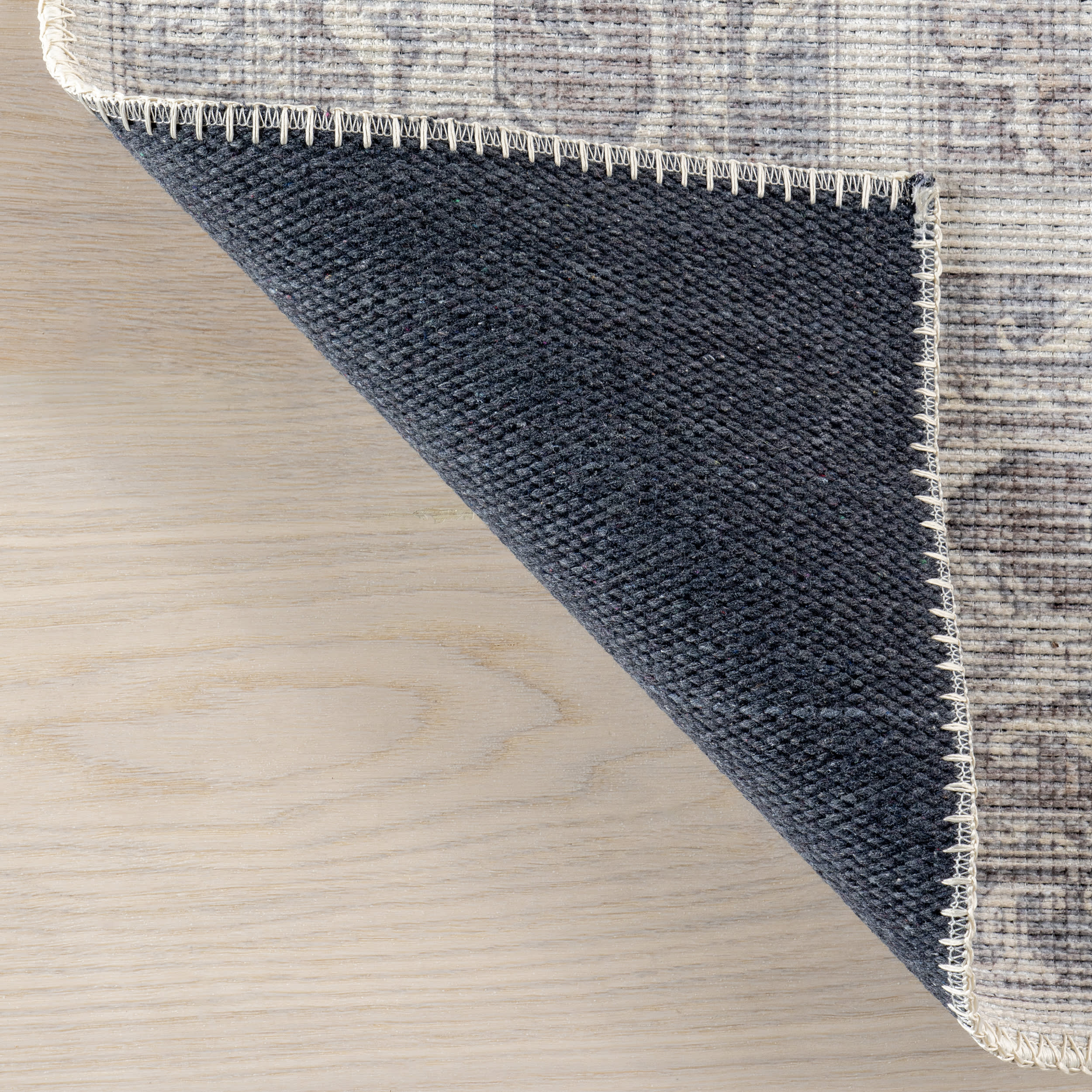 Ana Medallion Washable Rug | Beige - Image 7