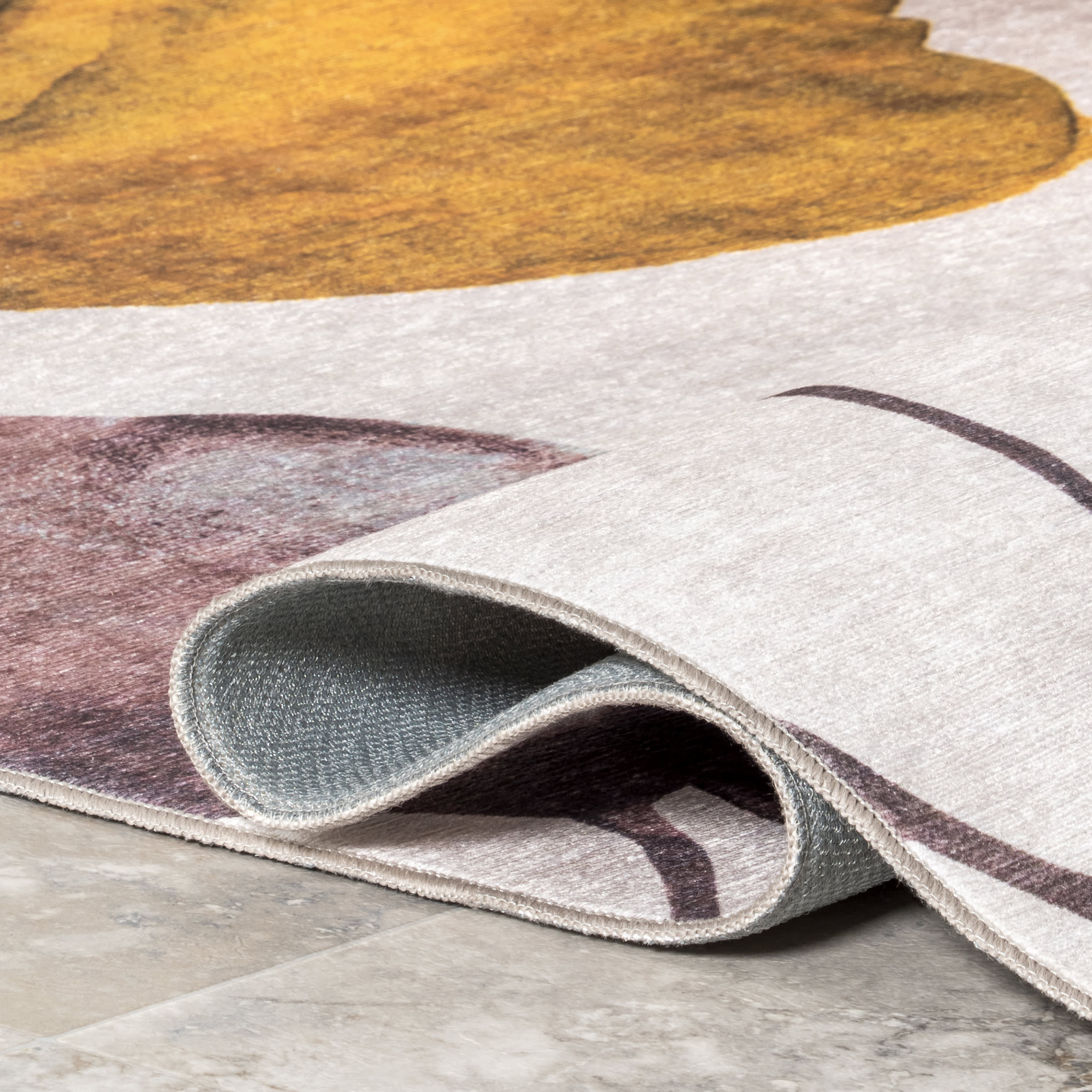 Anabella Lily Pad Washable Indoor/Outdoor Rug | Multicolor - Image 8