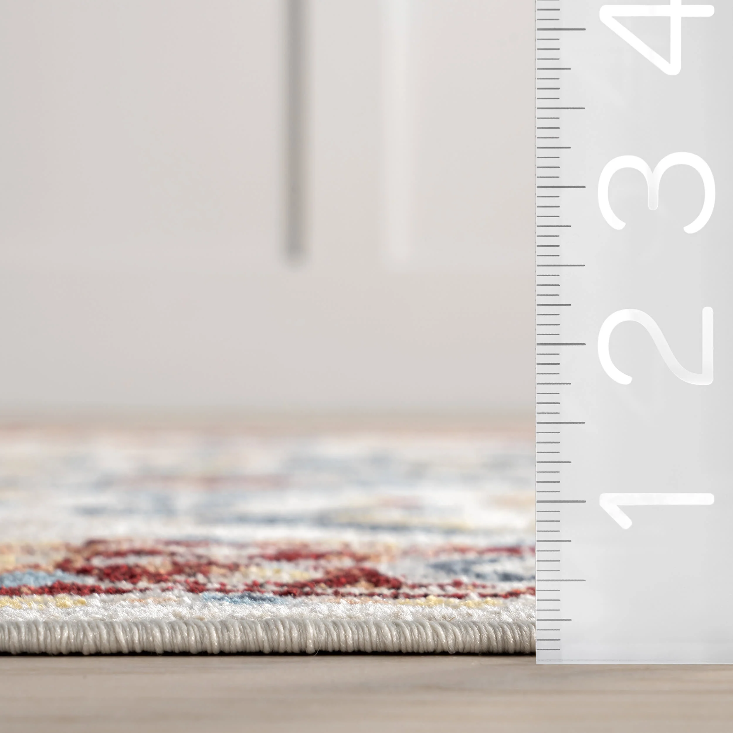 Anabelle Floral Medallion Washable Rug | Multicolor - Image 6