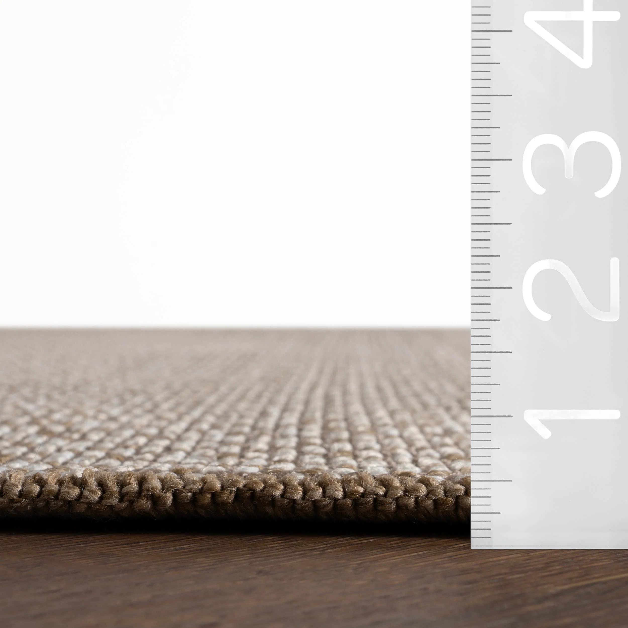 Anahita Modern Chevron Indoor/Outdoor Rug | Brown - Image 5