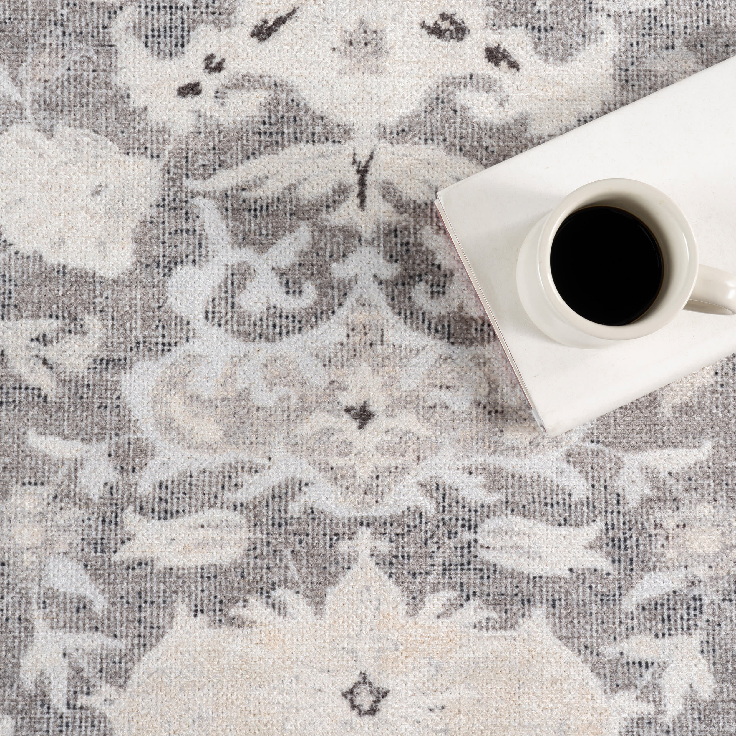 Analia Medallion Washable Rug | Brown - Image 8