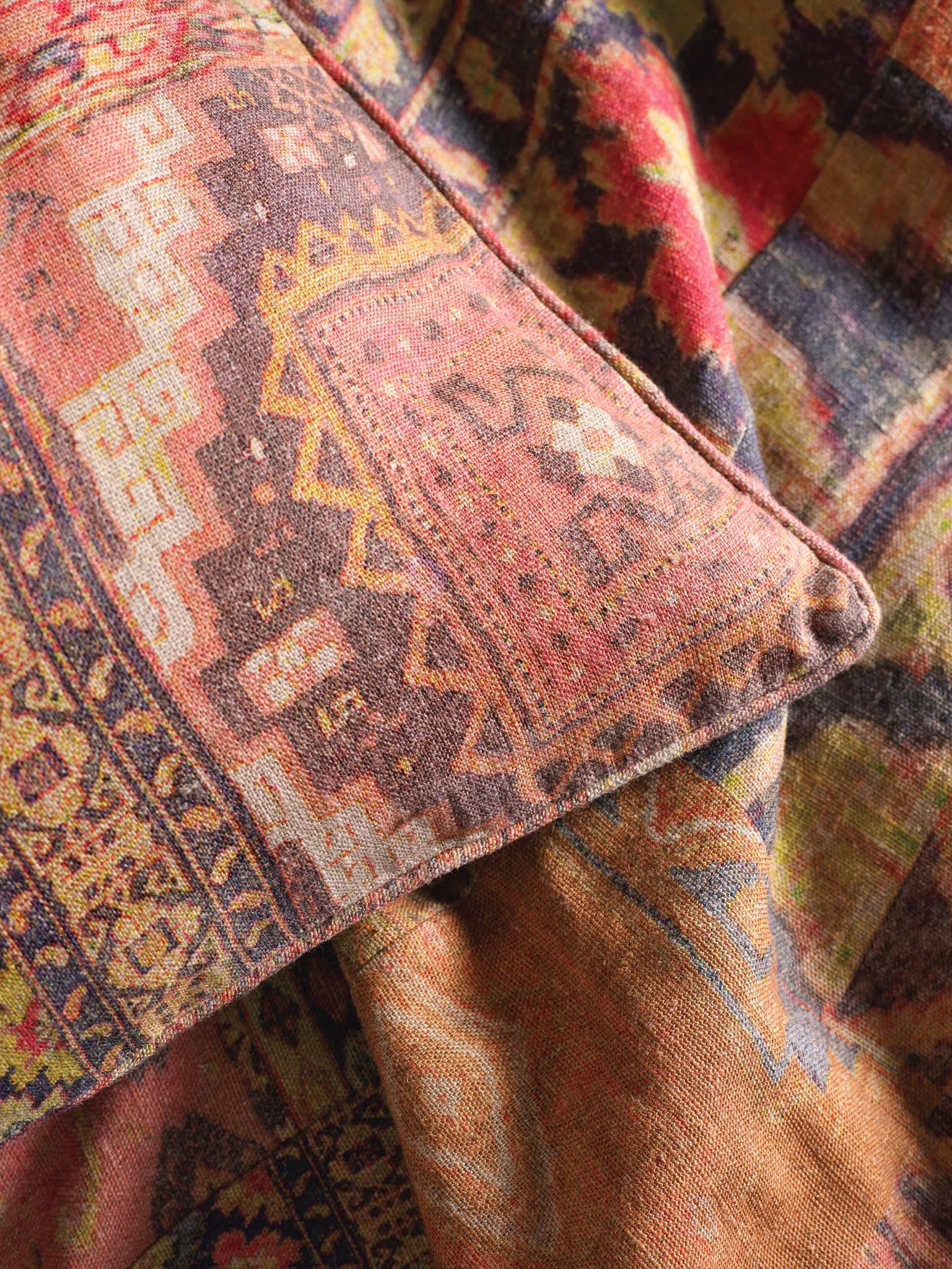 Anatolia Linen Sham | Orange - Image 2