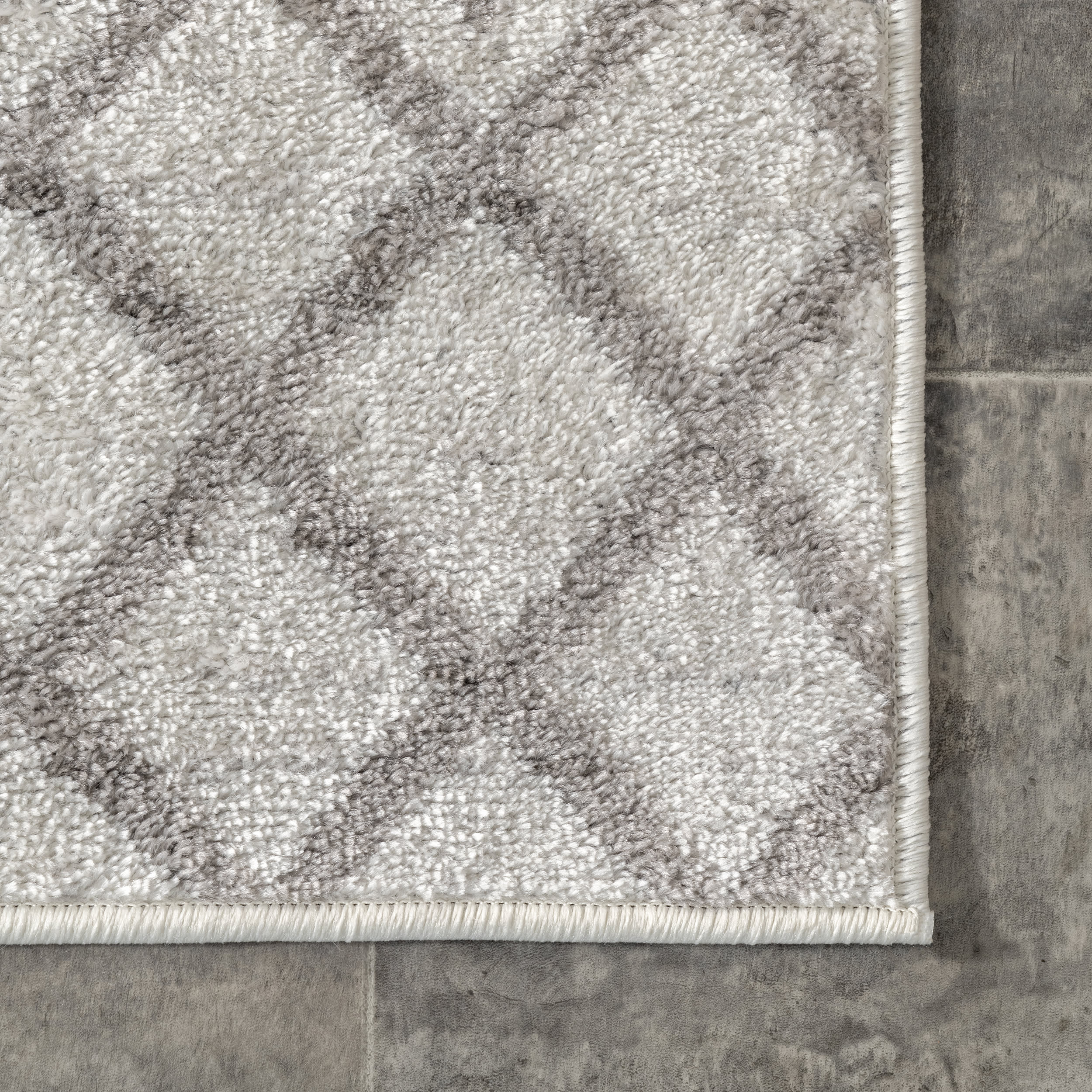 Angel Modern Trellis Rug | Beige - Image 3