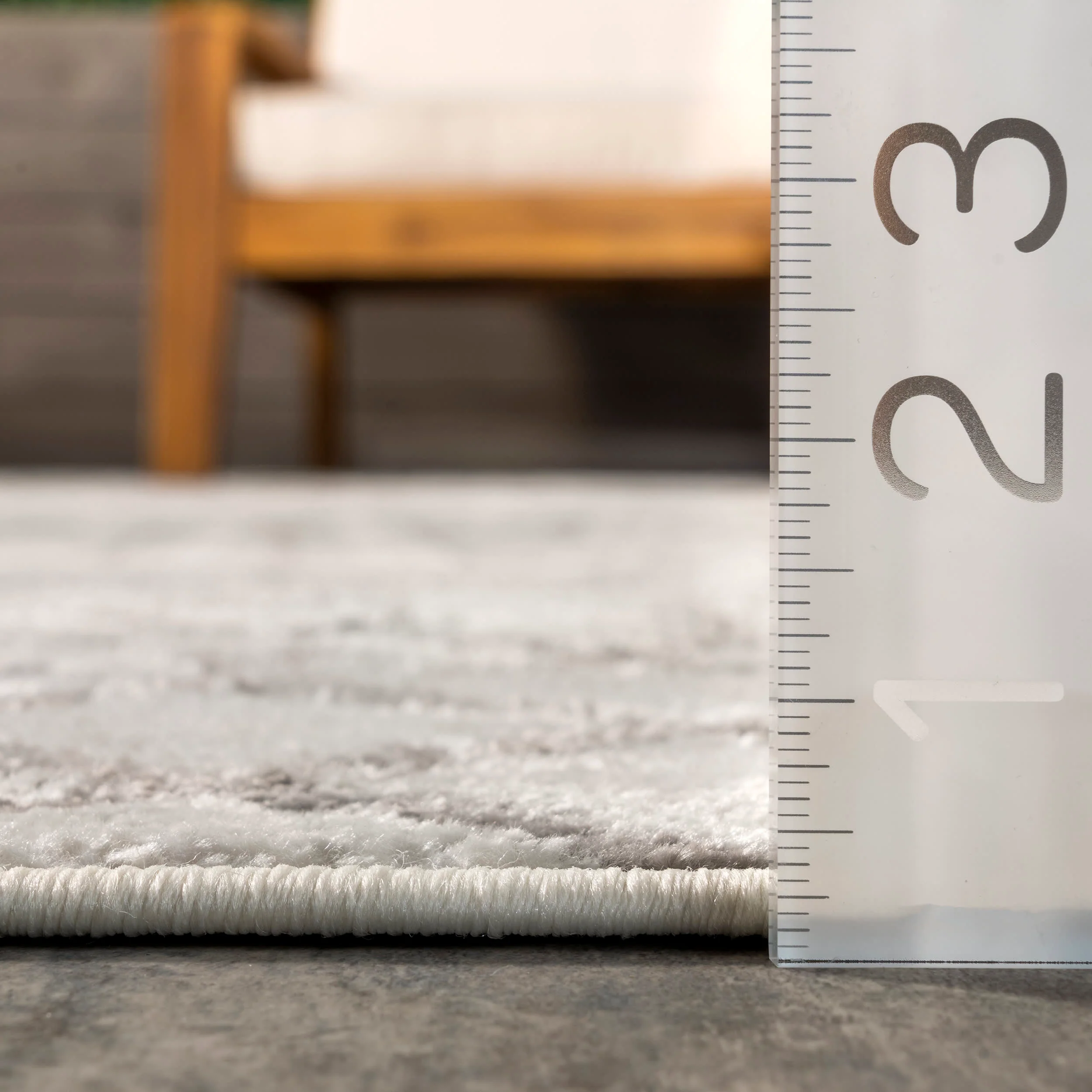 Angel Modern Trellis Rug | Beige - Image 5