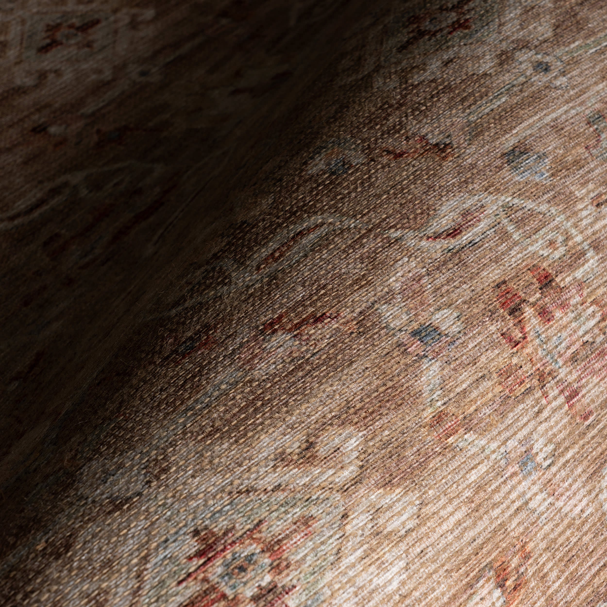 Ankhe Traditional Bordered Rug | Beige - Image 3