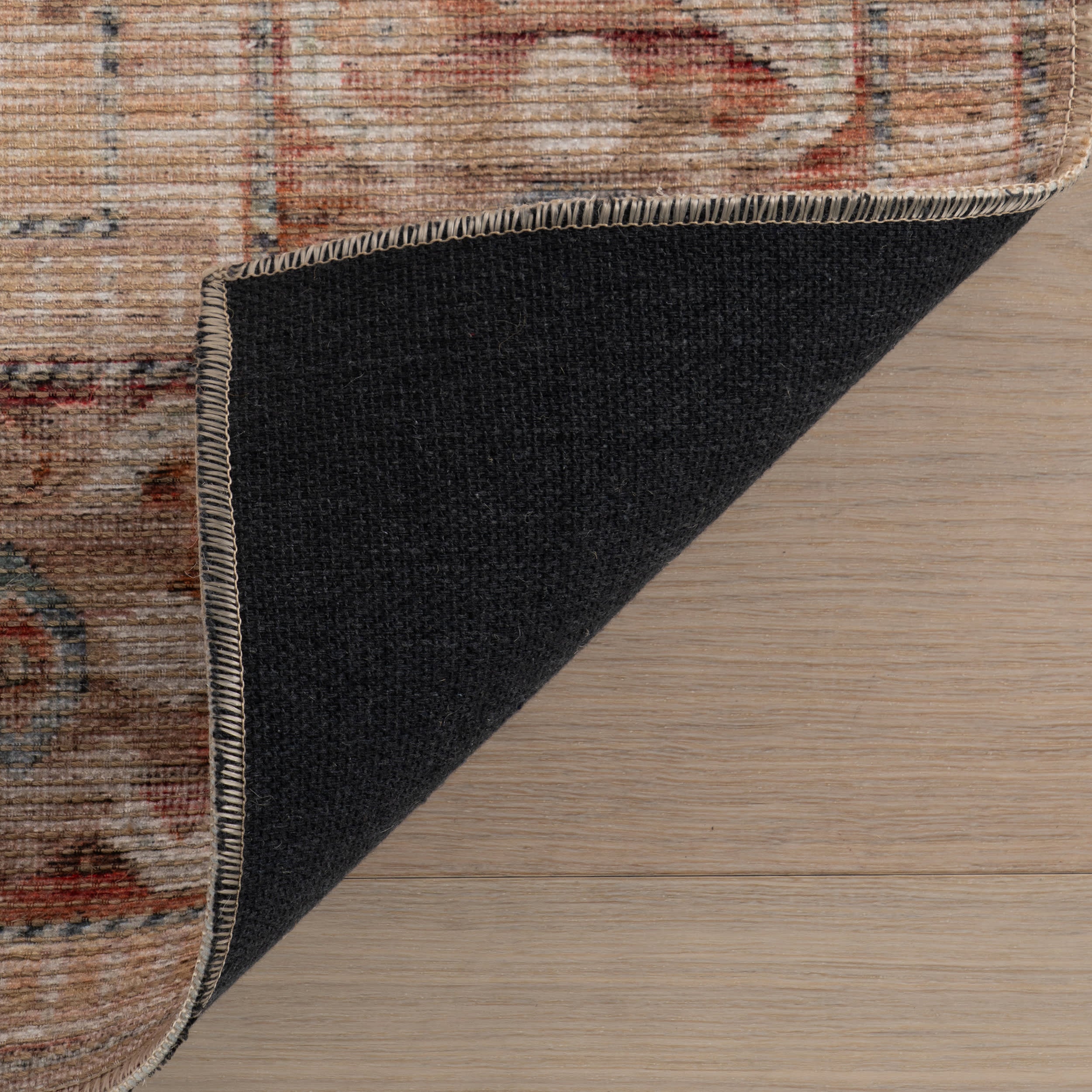 Ankhe Traditional Bordered Rug | Beige - Image 8