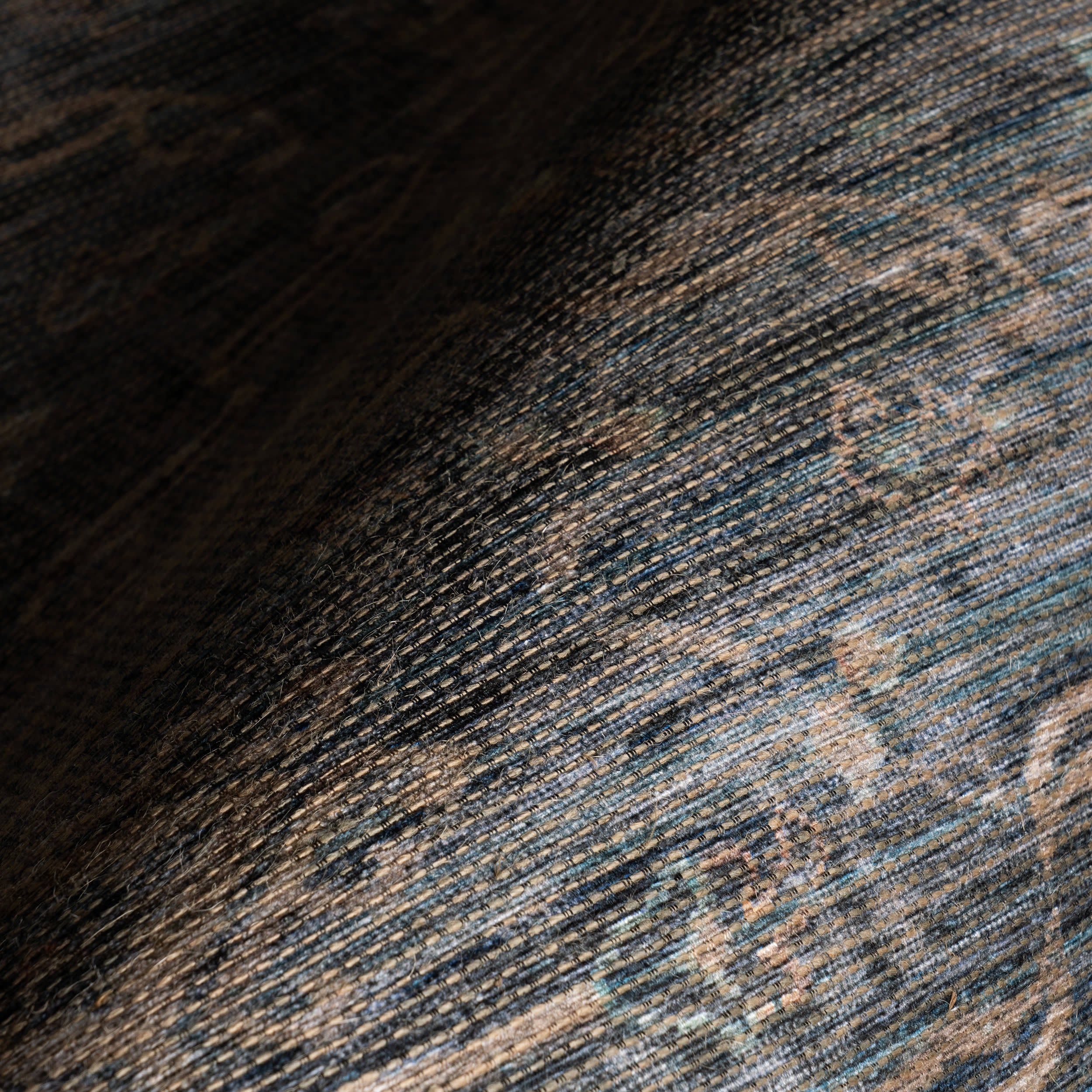 Ankhe Traditional Bordered Rug | Light Blue - Image 3