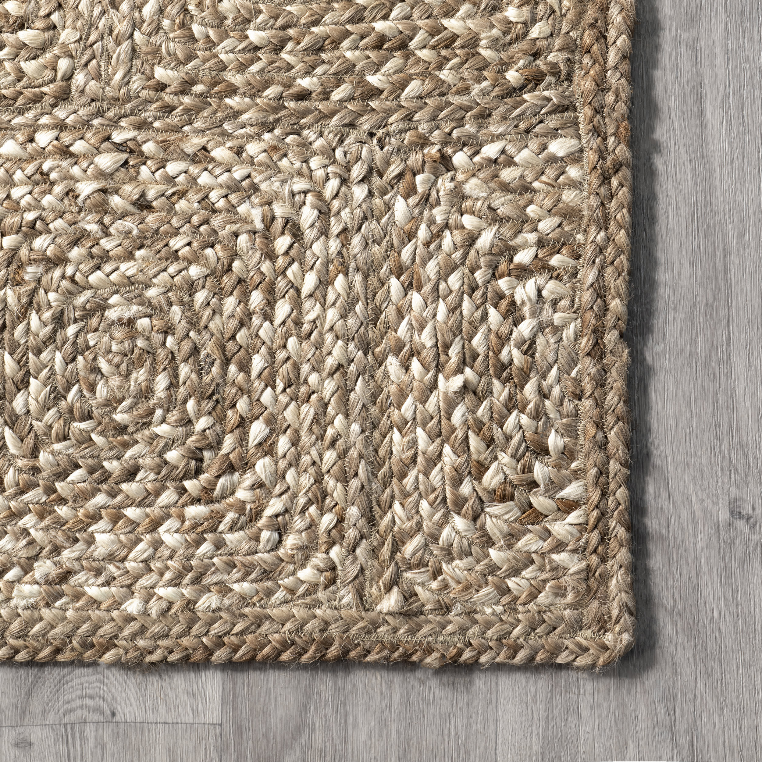 Annabella Jute Tiled Rug | Natural - Image 3