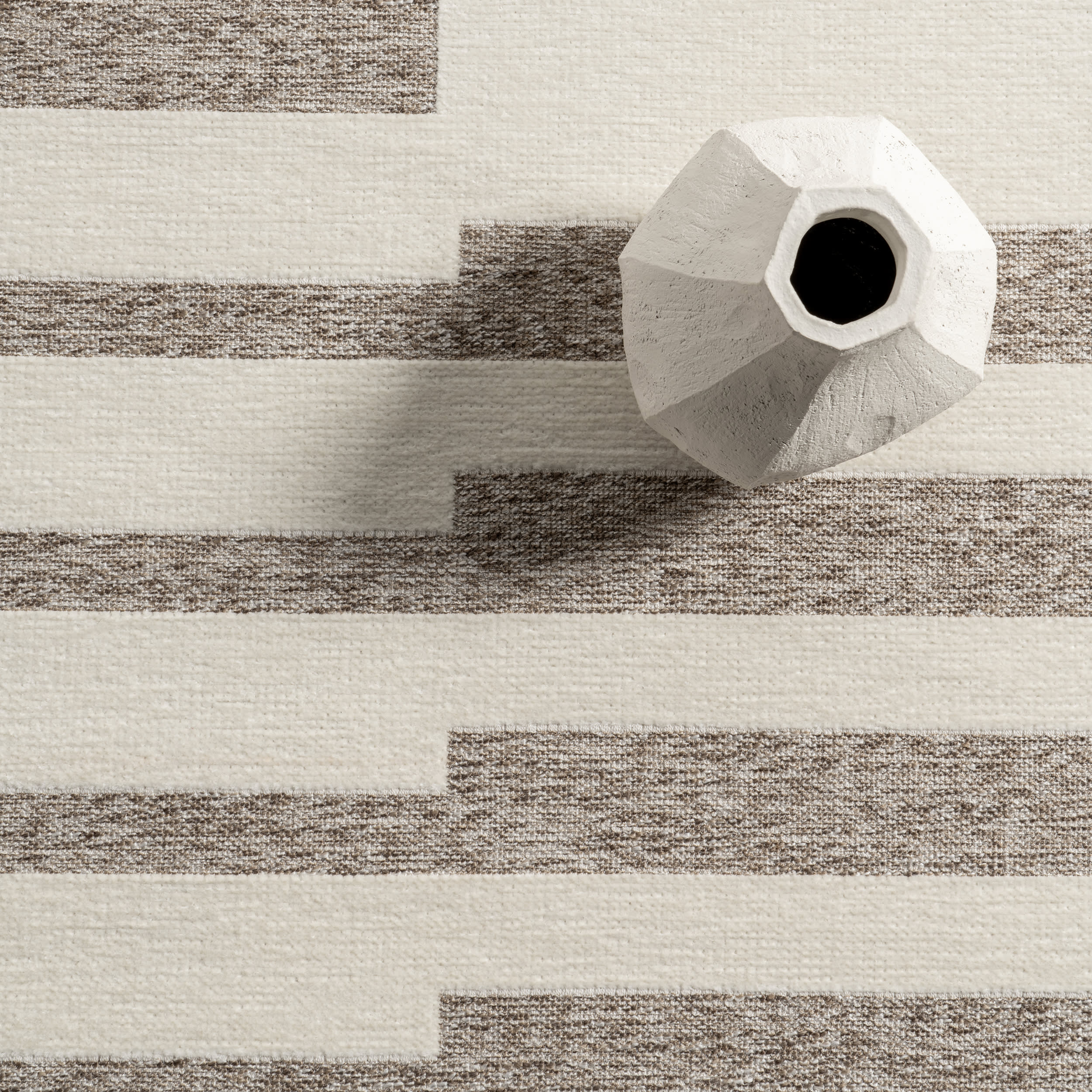Anneli Geometric Reversible Washable Rug | Beige - Image 8