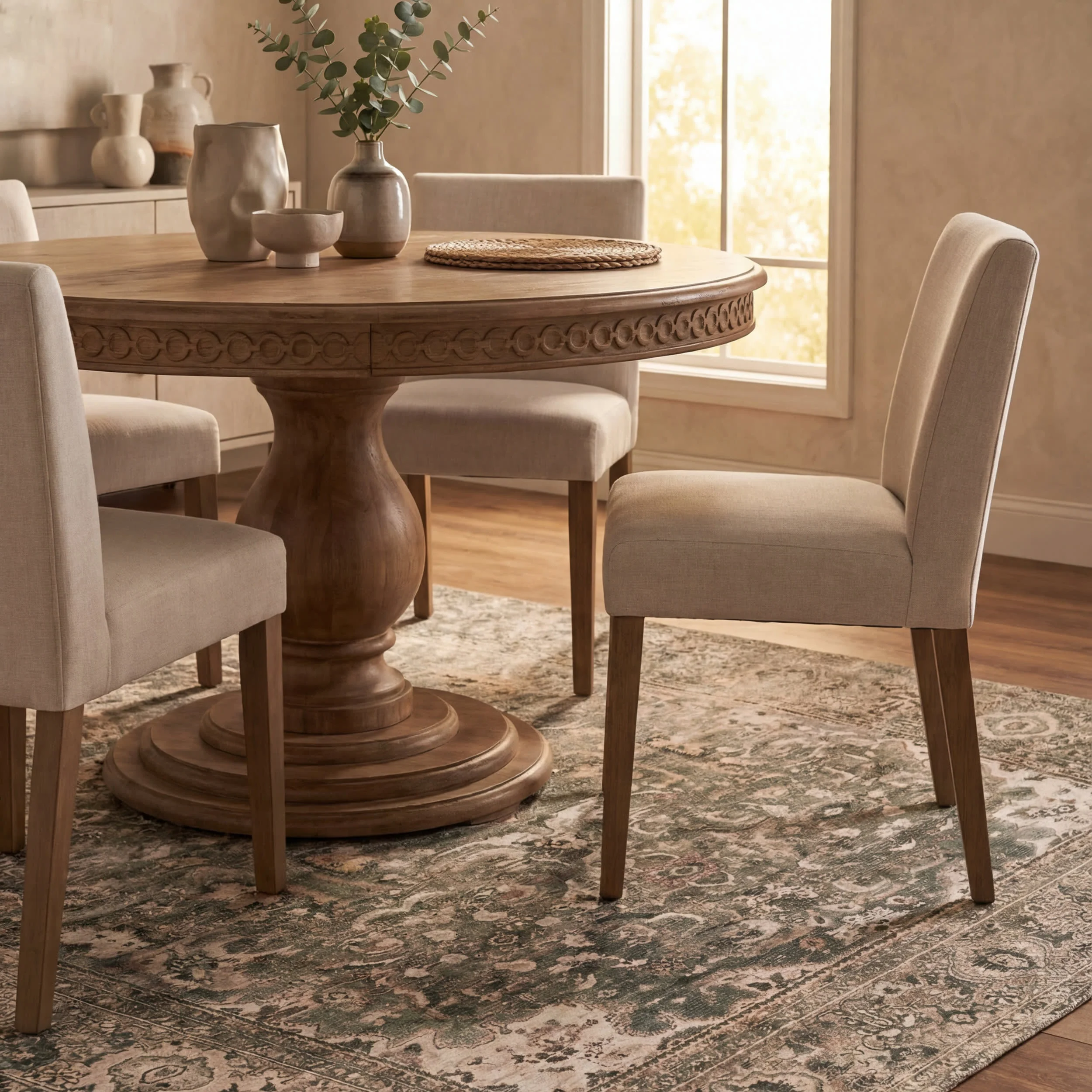 Annelore Antiqued Jute-Blend Rug | Sage - Image 6