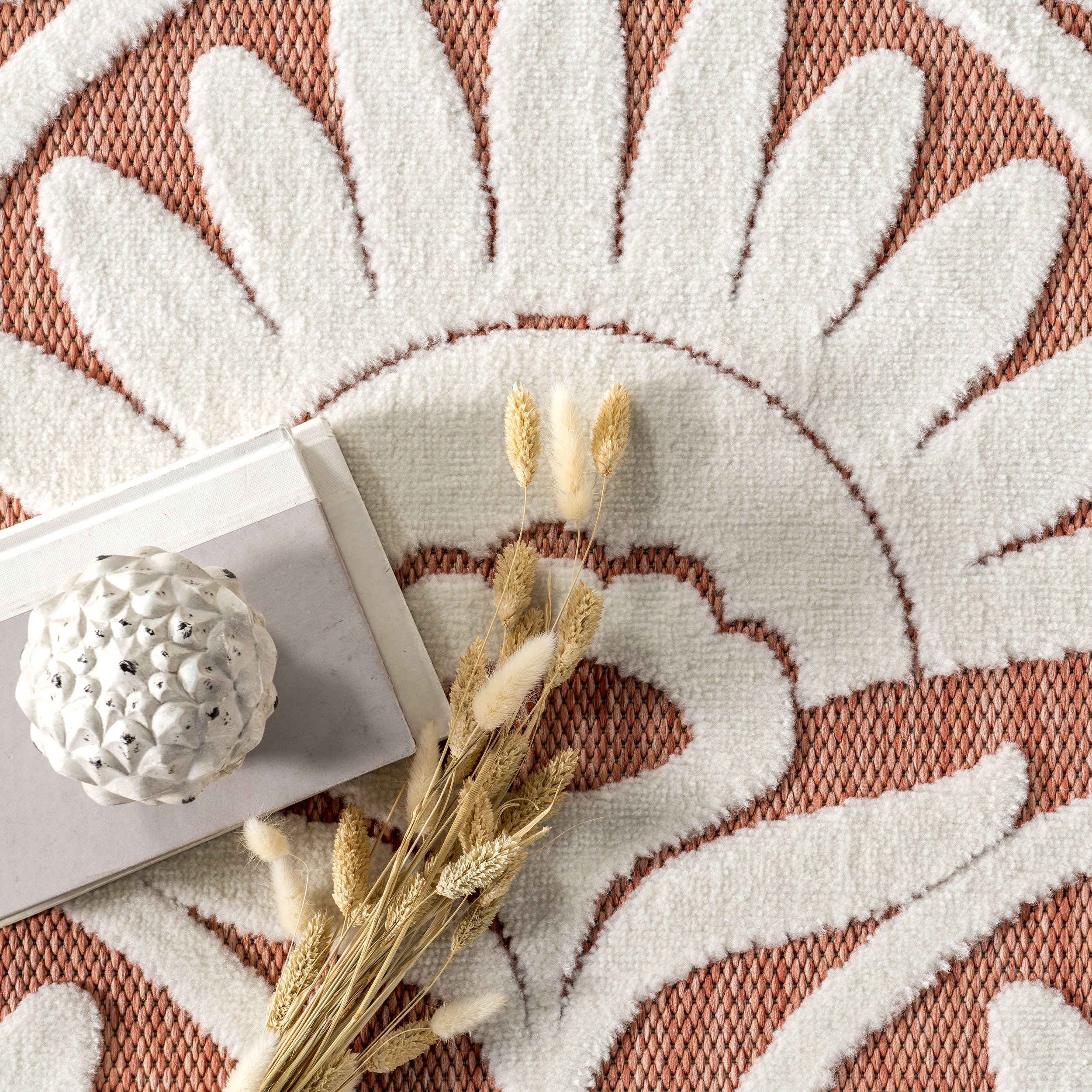 Annis Anthemion Indoor/Outdoor Rug | Brick - Image 7