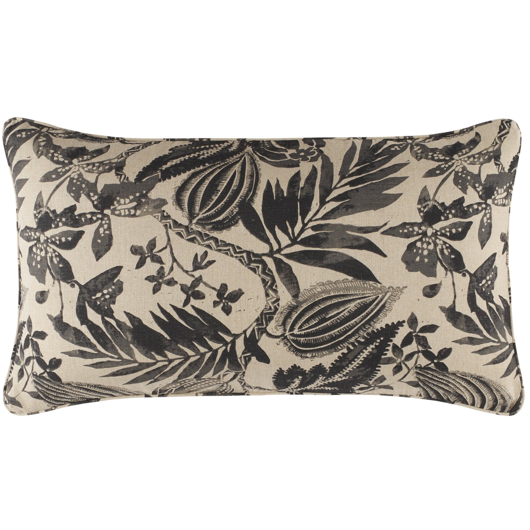 Antigua Linen Sham | Black - Image 3