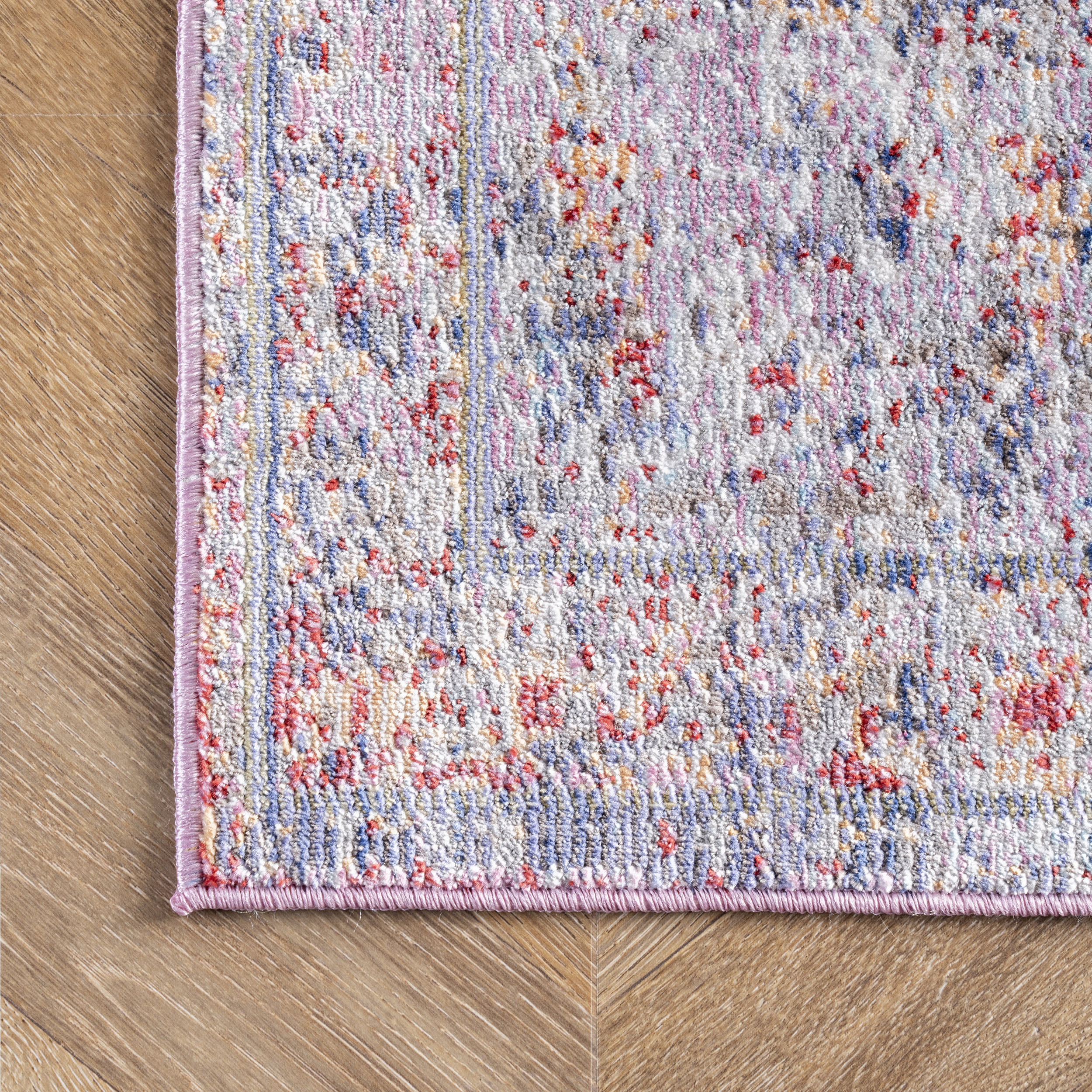 Antique Brick Medallion Rug | Blush - Image 3