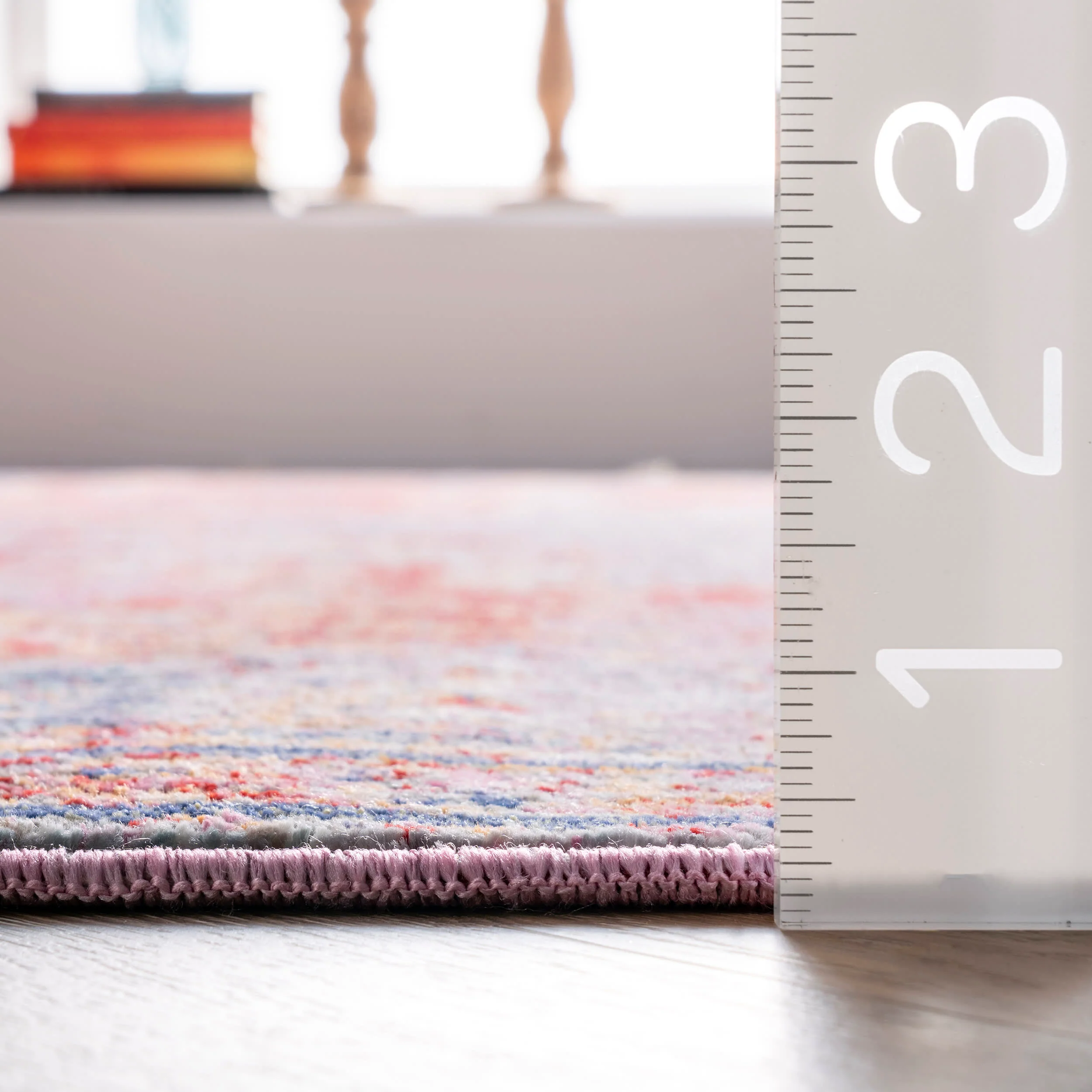 Antique Brick Medallion Rug | Blush - Image 5