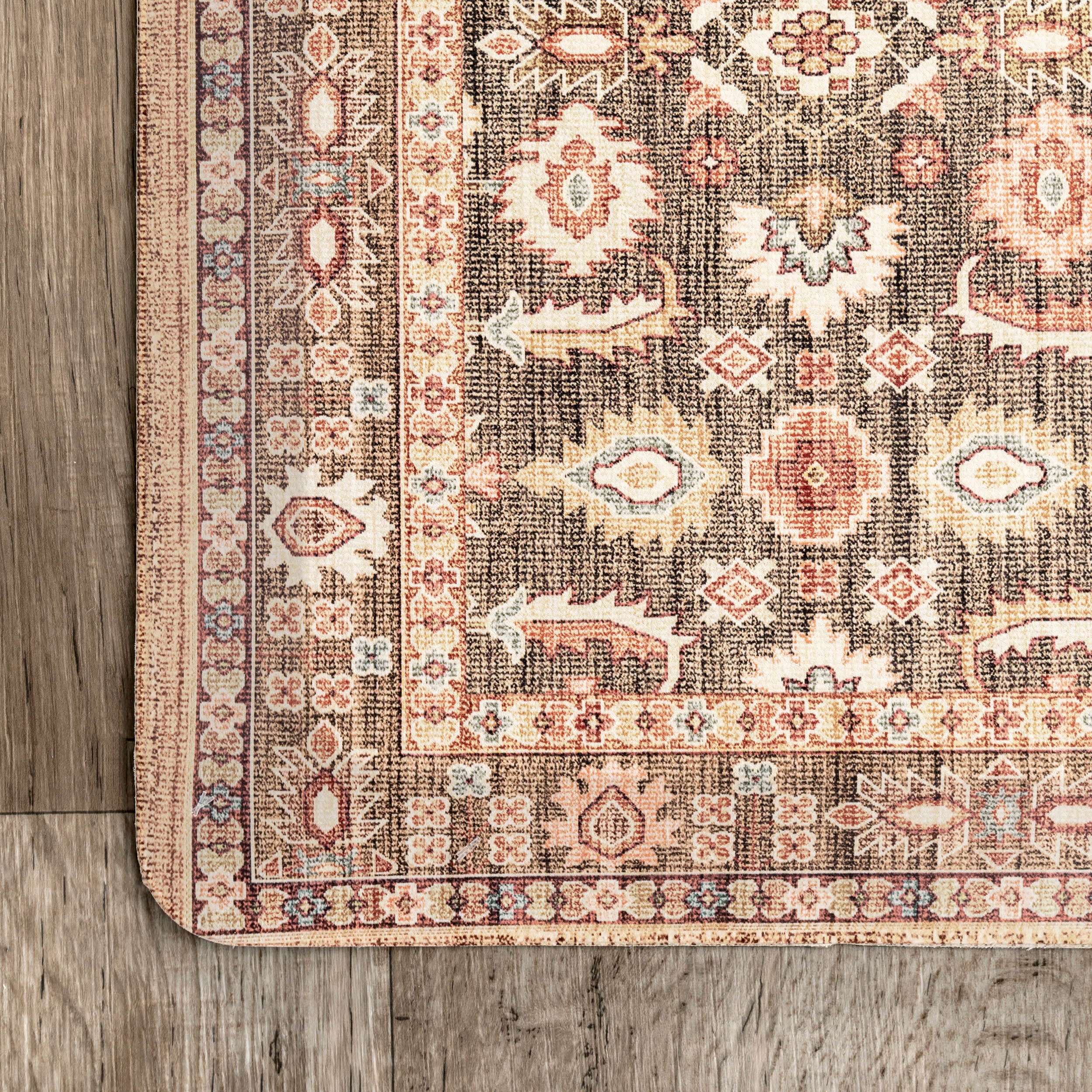 Antique Floral Anti-Fatigue Mat | Beige - Image 3