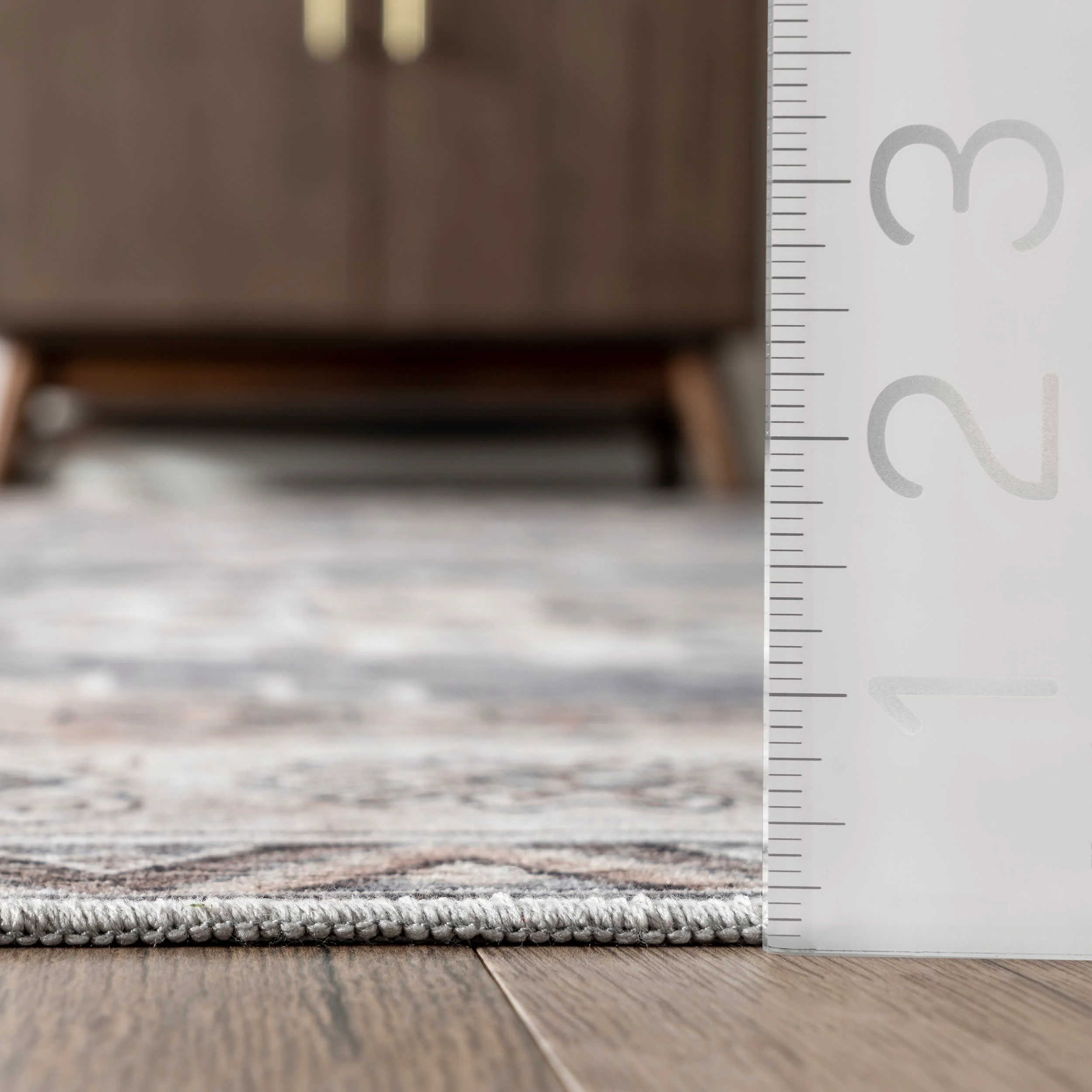 Antoinette Spill Proof Washable Rug | Blue - Image 5