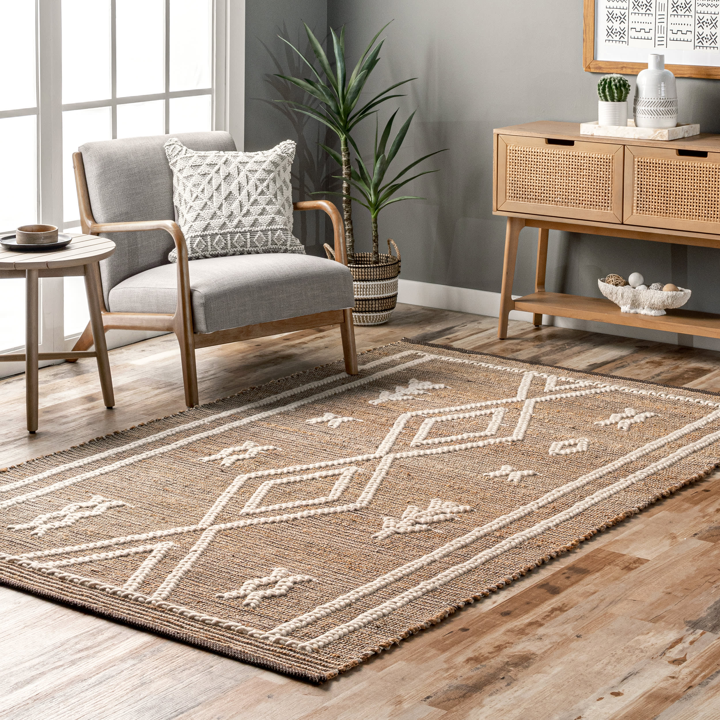 Anya Tuareg Rug | Natural - Image 2